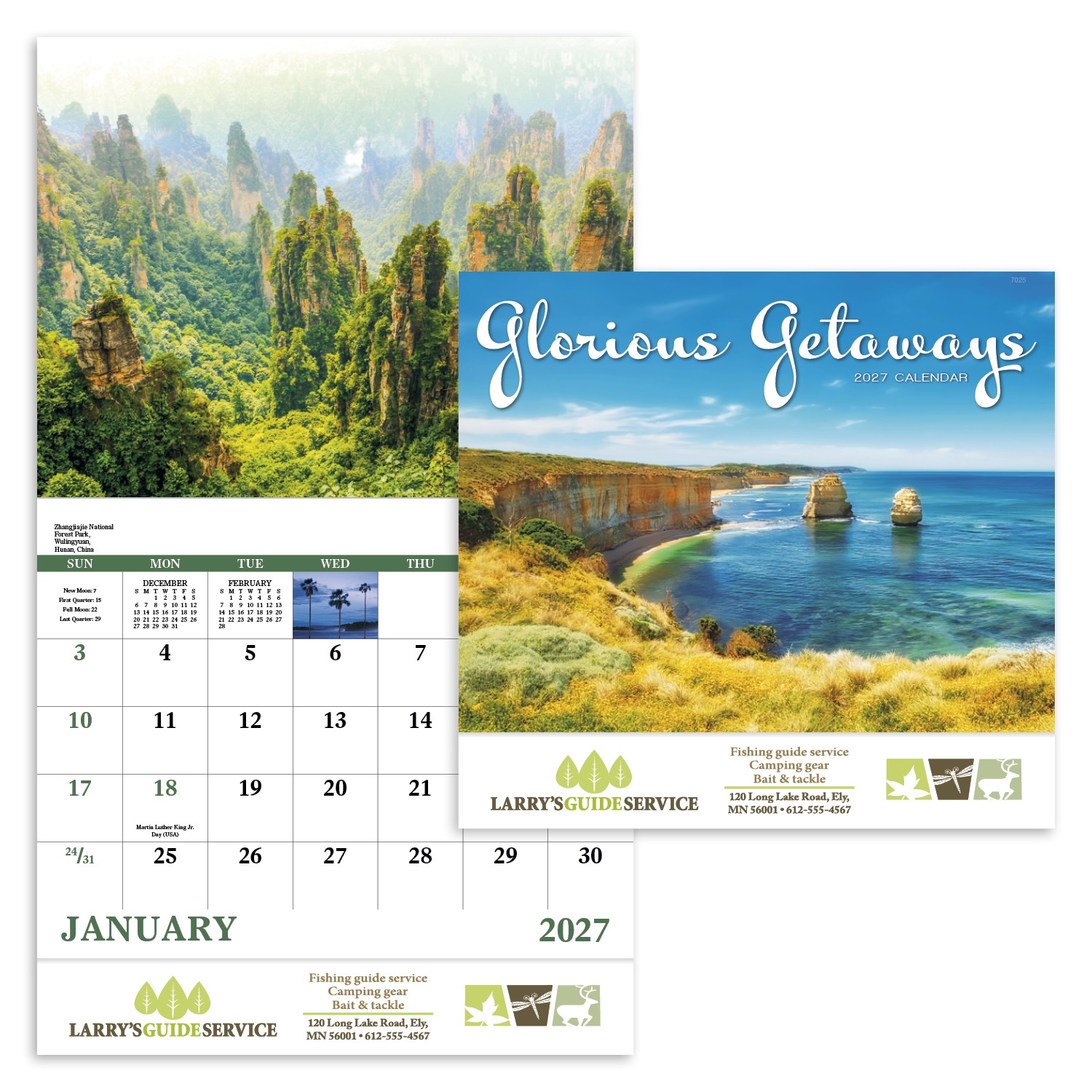 Picture of Good Value™ Glorious Getaways - Stapled Calendar
