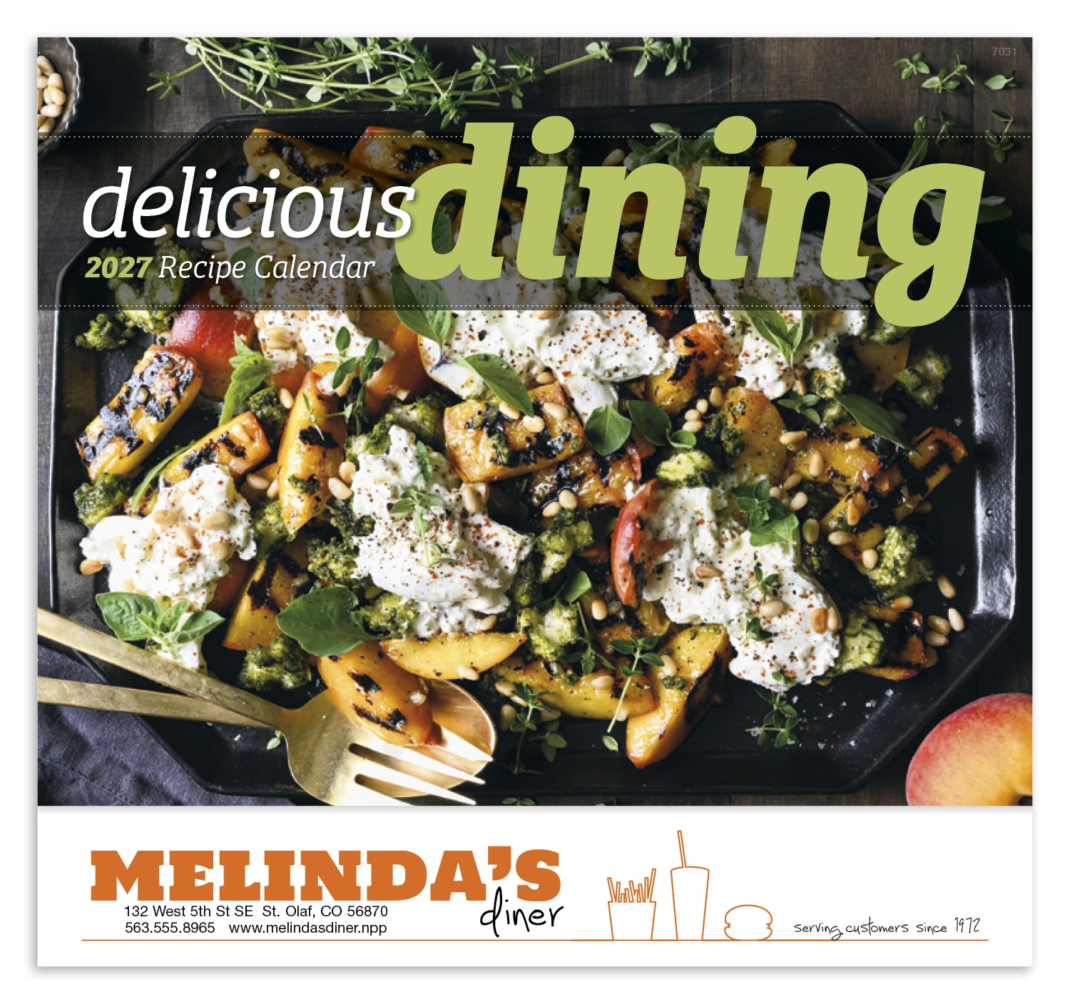 Picture of Good Value™ Delicious Dining - Stapled Calendar