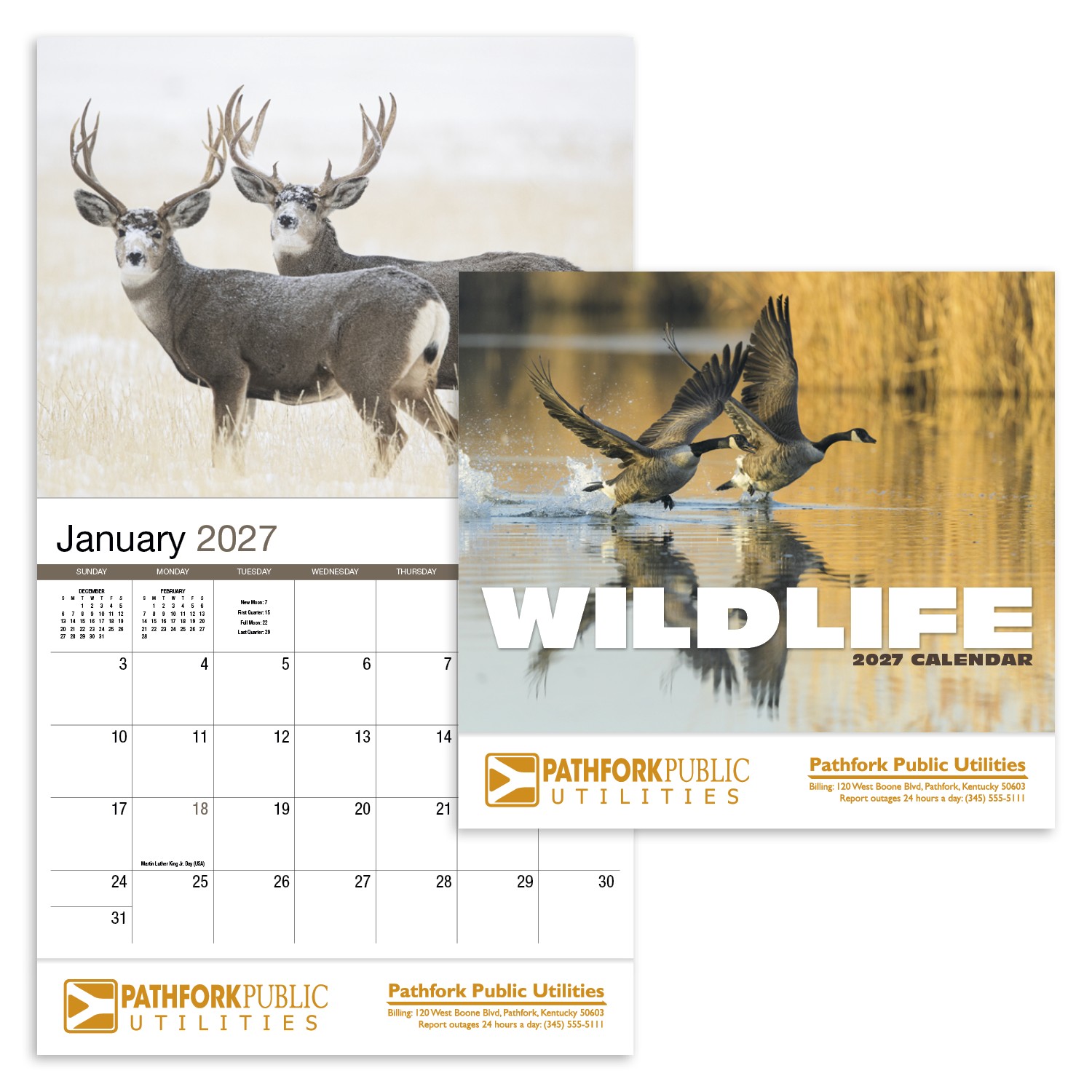 Picture of HotLine® Products Wildlife Appointment Calendar - Stapled