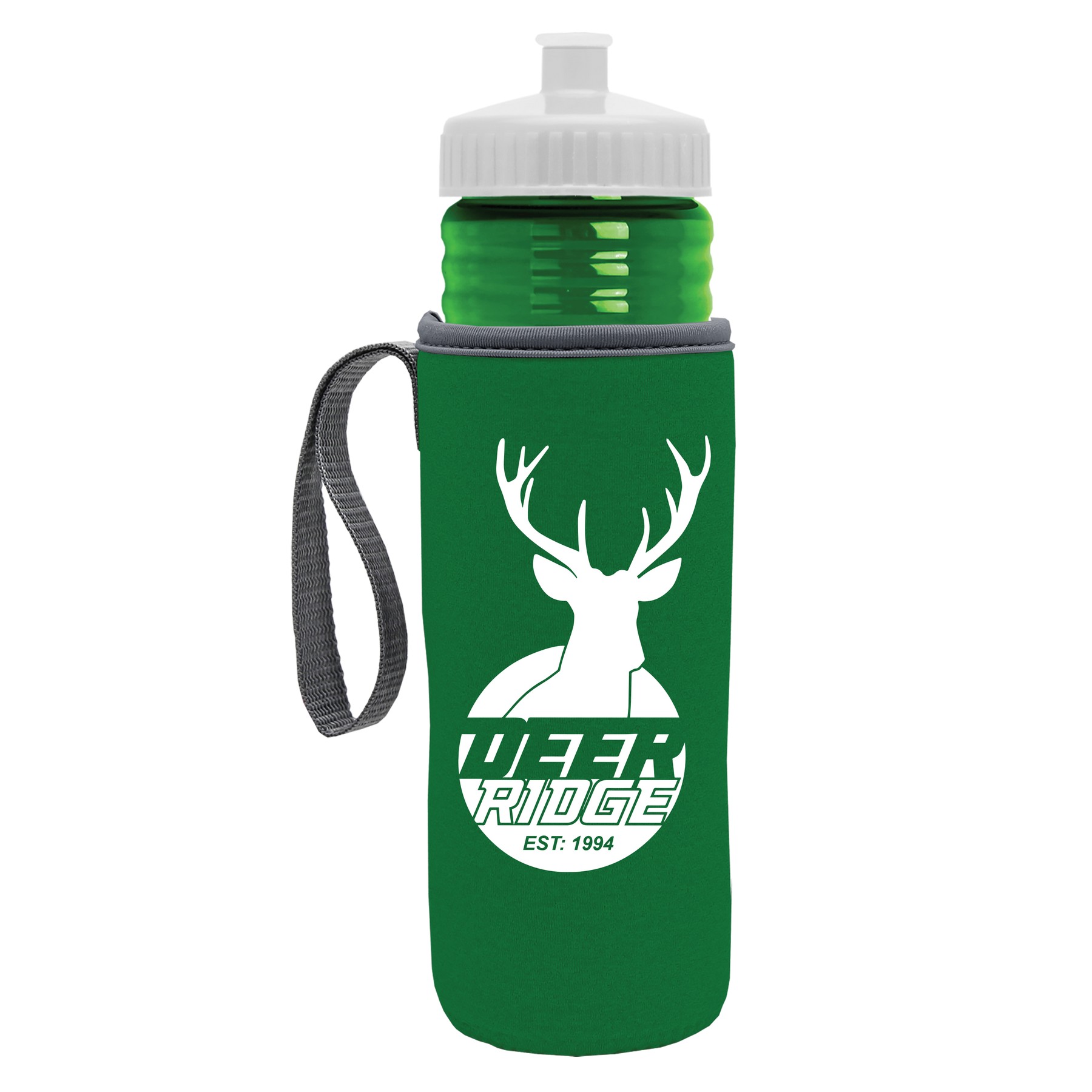 Picture of Garyline® Lifeguard Bottle with Push-Pull Lid and Insulated Caddy - 24 oz.