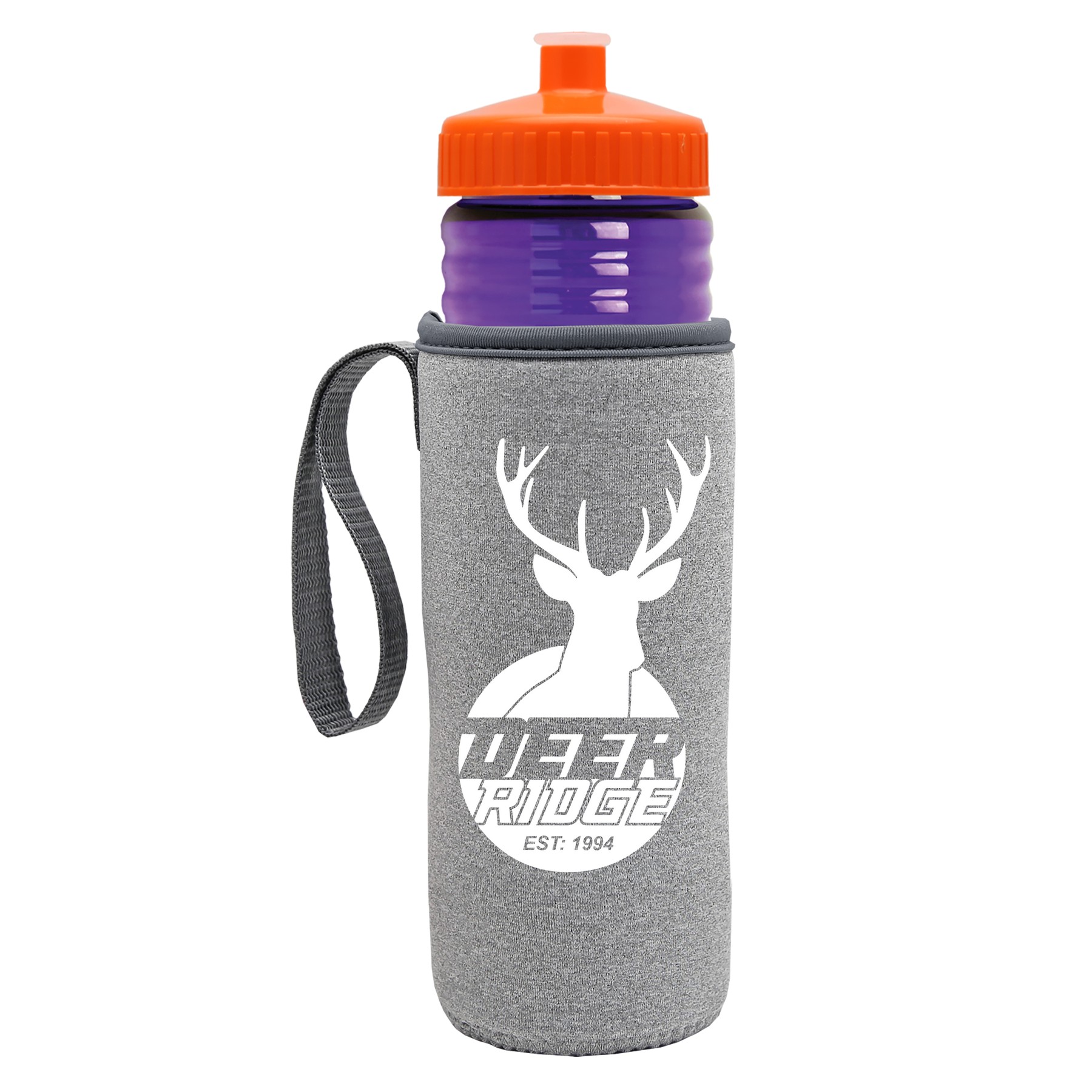 Picture of Garyline® Lifeguard Bottle with Push-Pull Lid and Insulated Caddy - 24 oz.