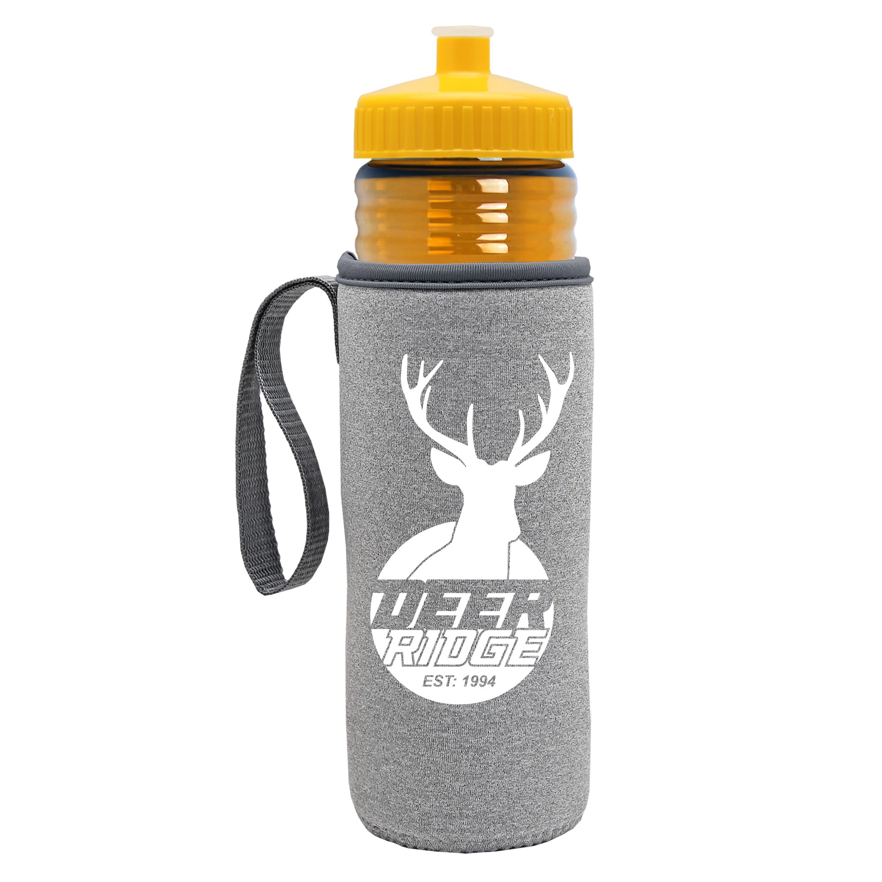 Picture of Garyline® Lifeguard Bottle with Push-Pull Lid and Insulated Caddy - 24 oz.