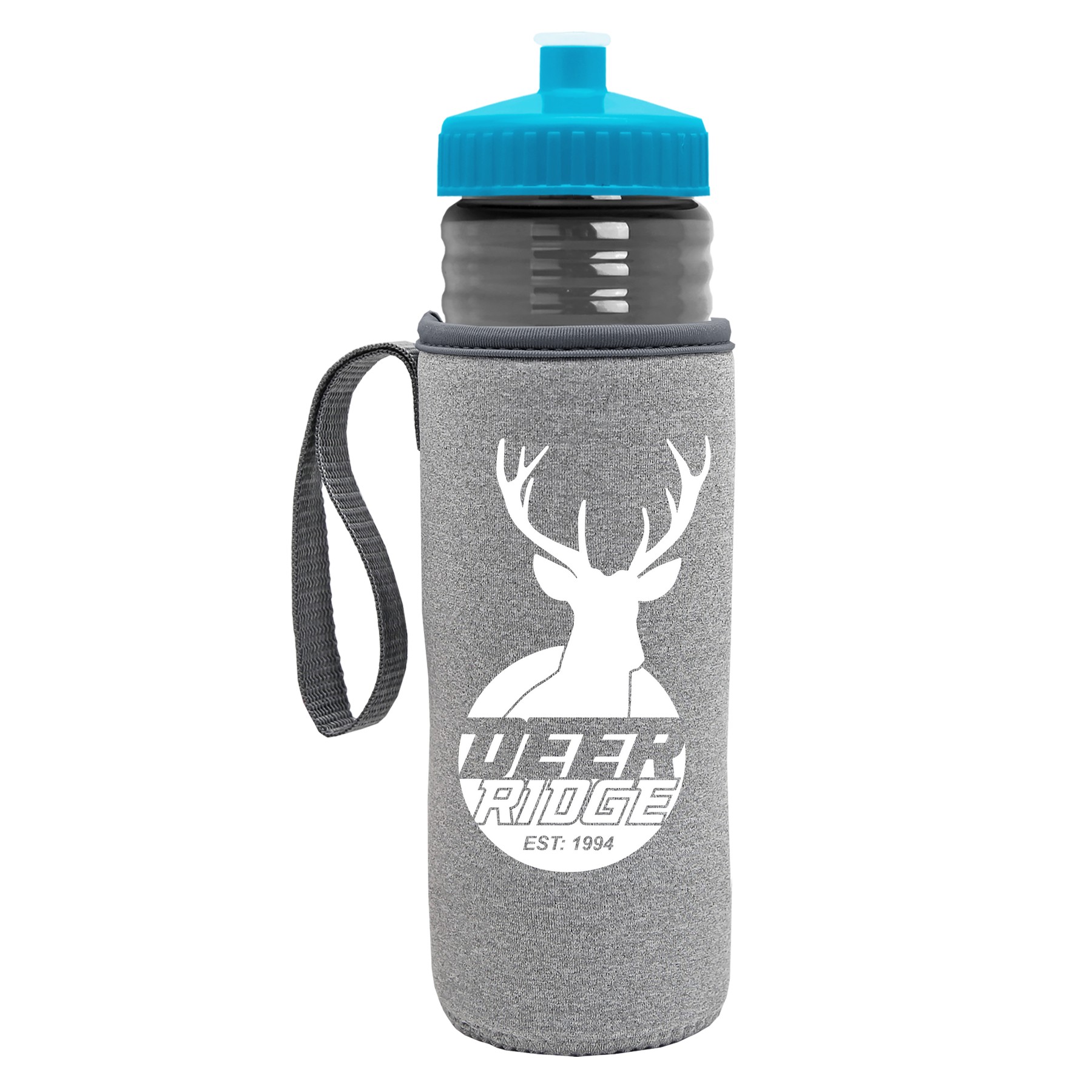 Picture of Garyline® Lifeguard Bottle with Push-Pull Lid and Insulated Caddy - 24 oz.