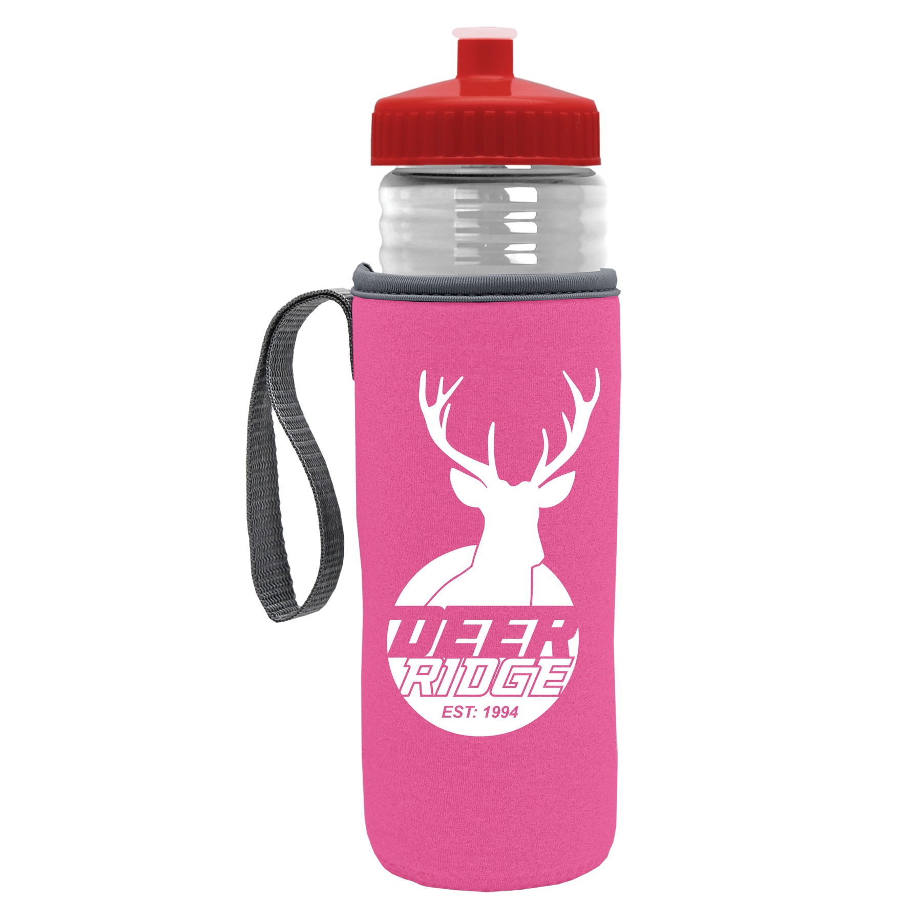 Picture of Garyline® Lifeguard Bottle with Push-Pull Lid and Insulated Caddy - 24 oz.