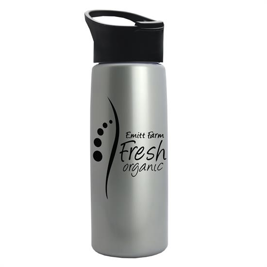 Picture of 26 Oz. Metallic Flair Bottle w/Pop-Up Sip Lid