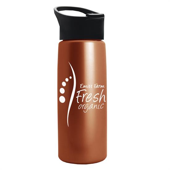 Picture of 26 Oz. Metallic Flair Bottle w/Pop-Up Sip Lid