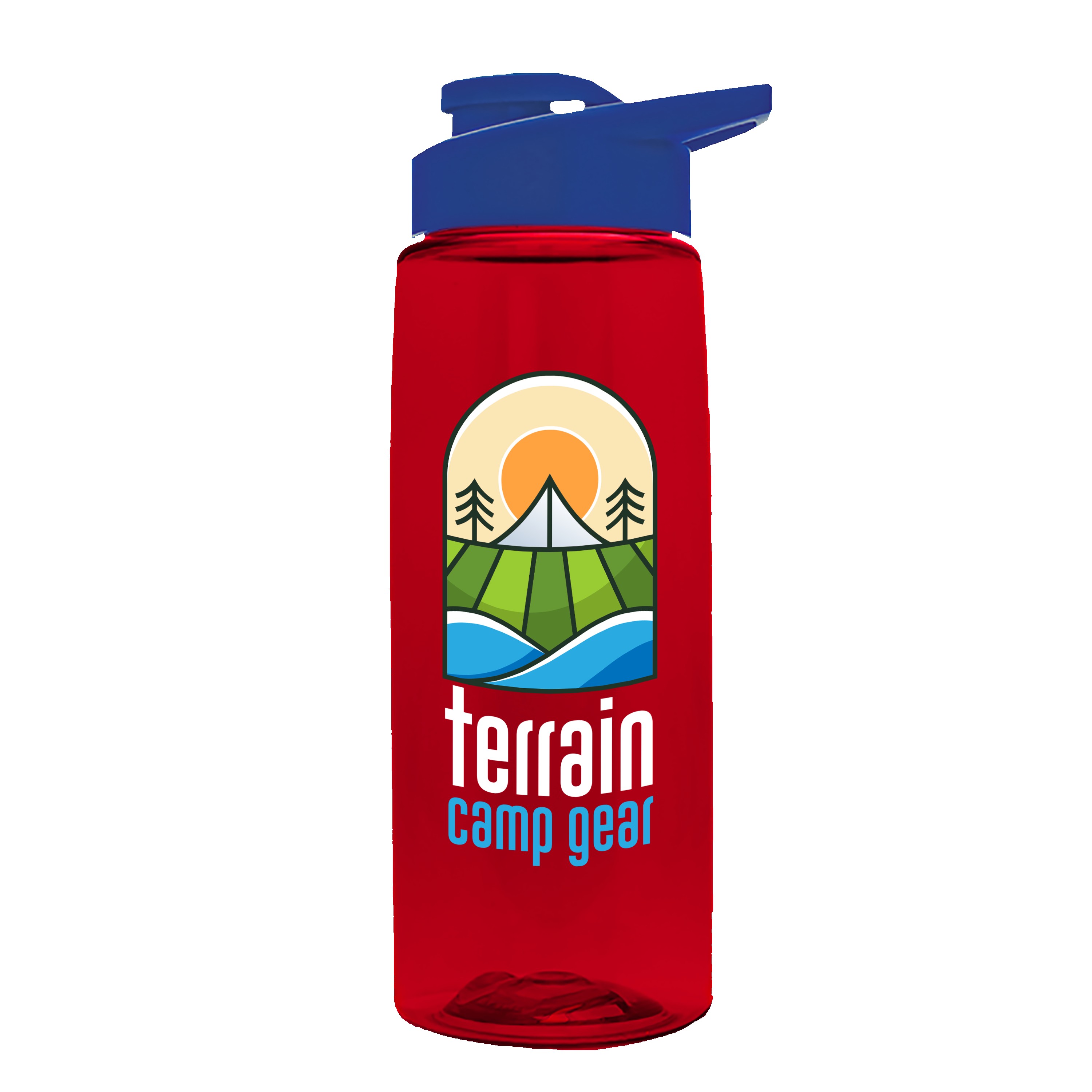 Picture of Garyline® Flair Tritan® Renew Bottle with Drink-Thru Lid - 26 oz.