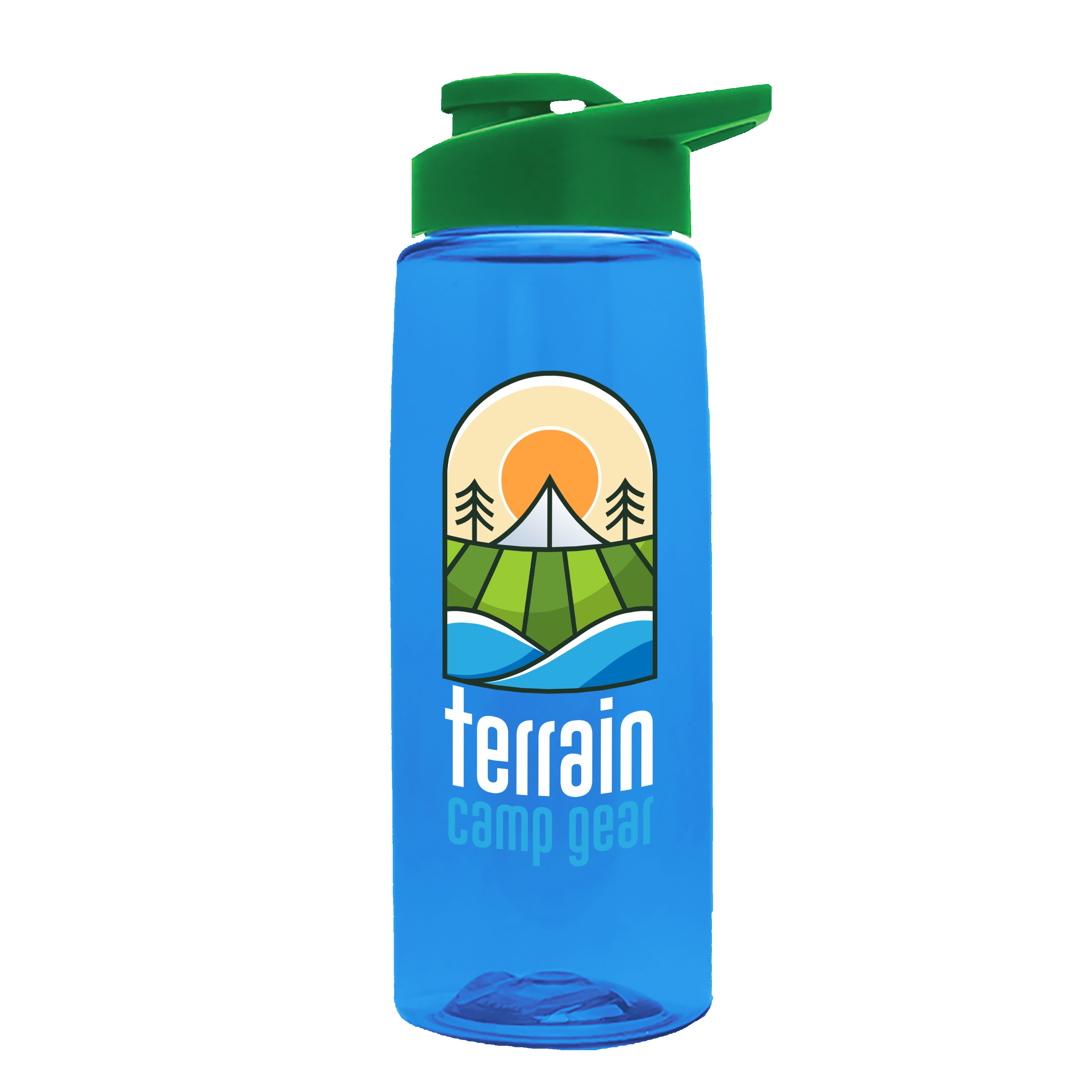 Picture of Garyline® Flair Tritan® Renew Bottle with Drink-Thru Lid - 26 oz.