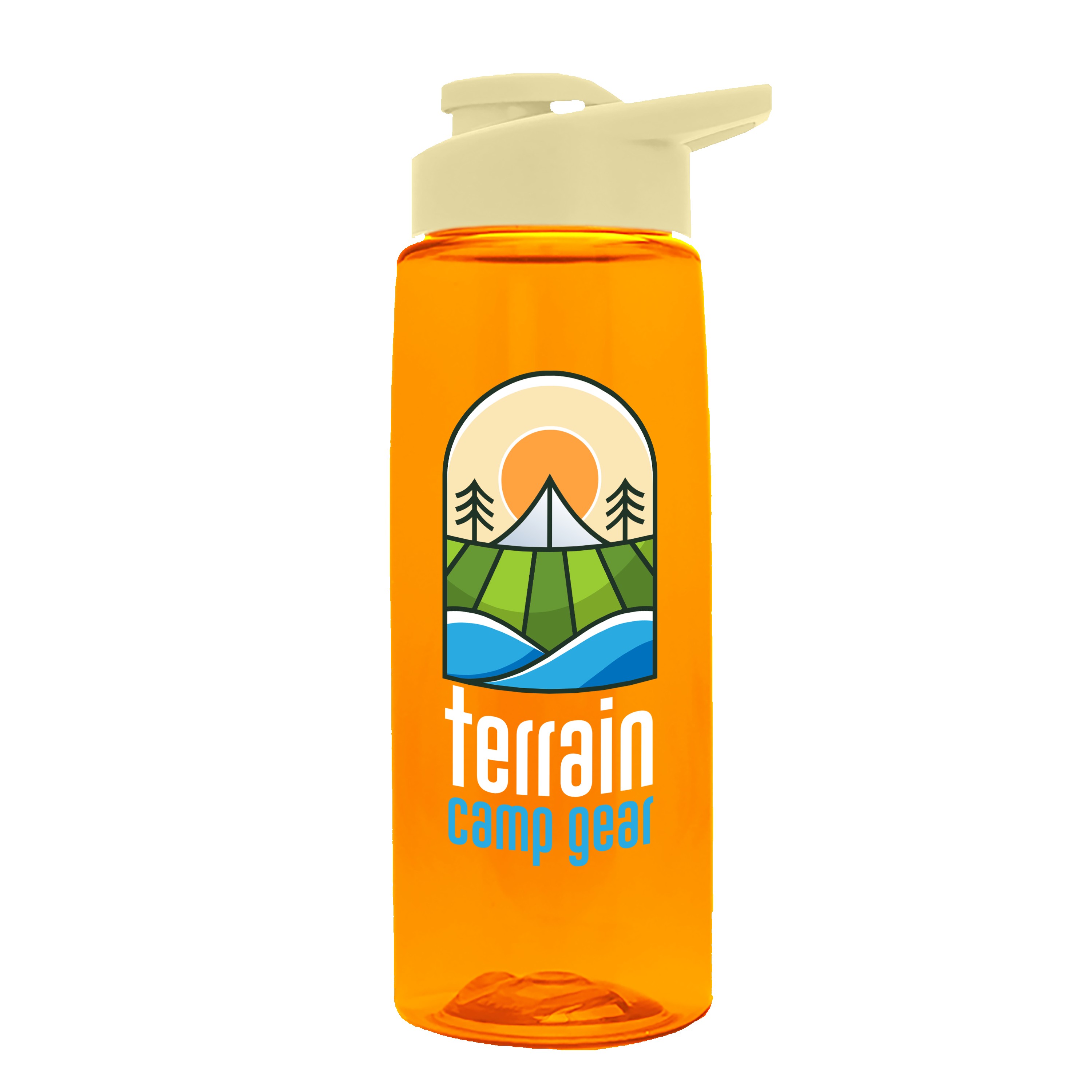 Picture of Garyline® Flair Tritan® Renew Bottle with Drink-Thru Lid - 26 oz.