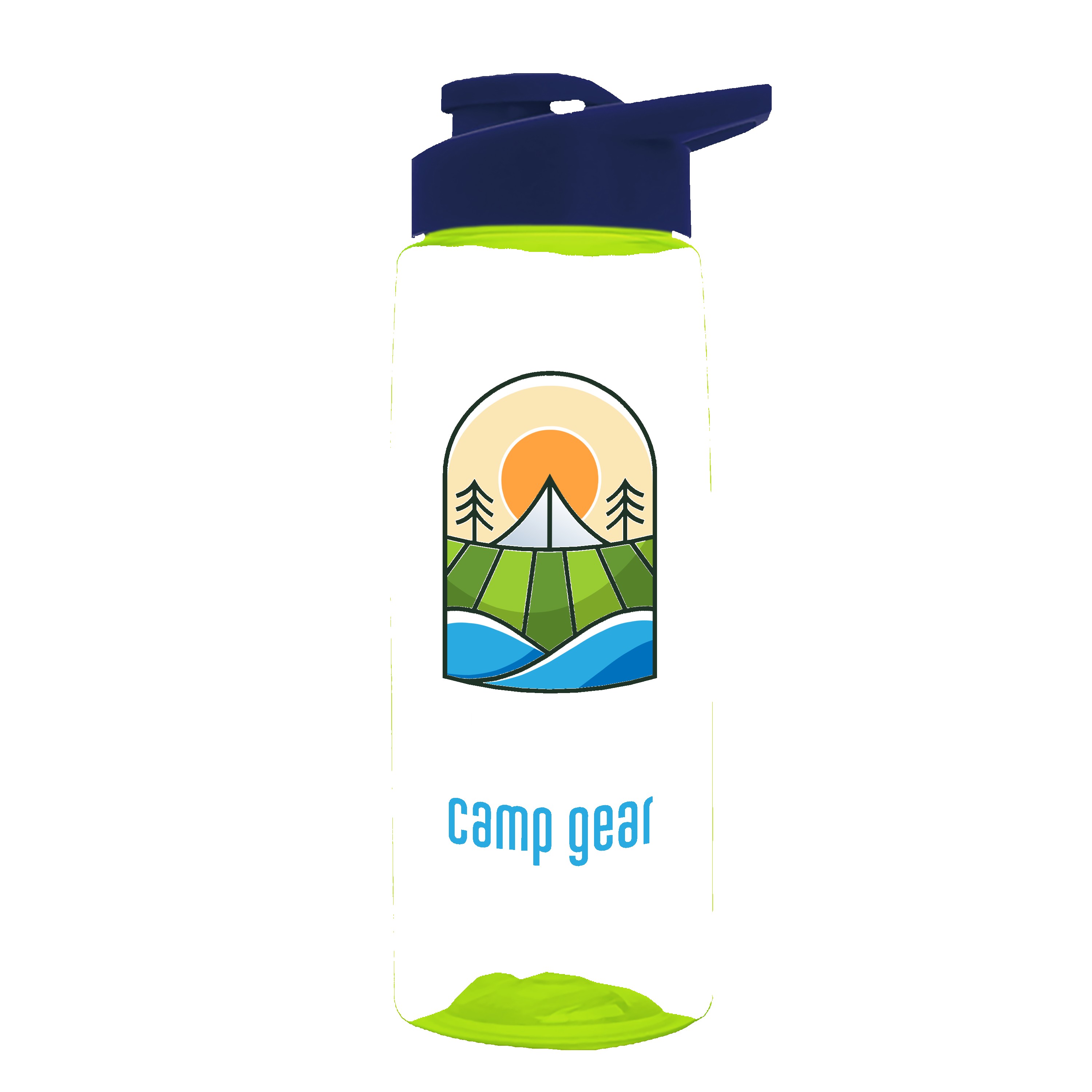 Picture of Garyline® Flair Tritan® Renew Bottle with Drink-Thru Lid - 26 oz.