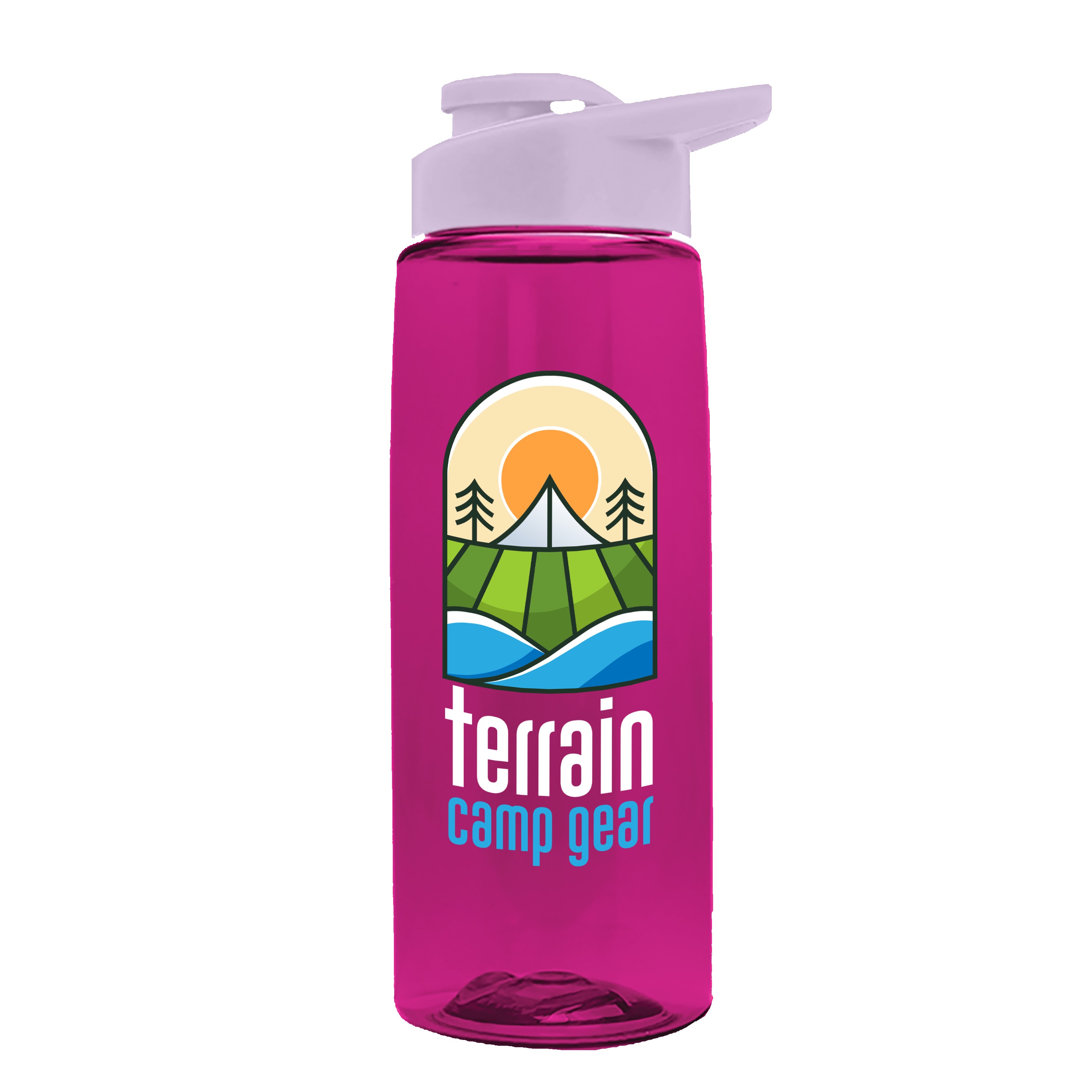 Picture of Garyline® Flair Tritan® Renew Bottle with Drink-Thru Lid - 26 oz.