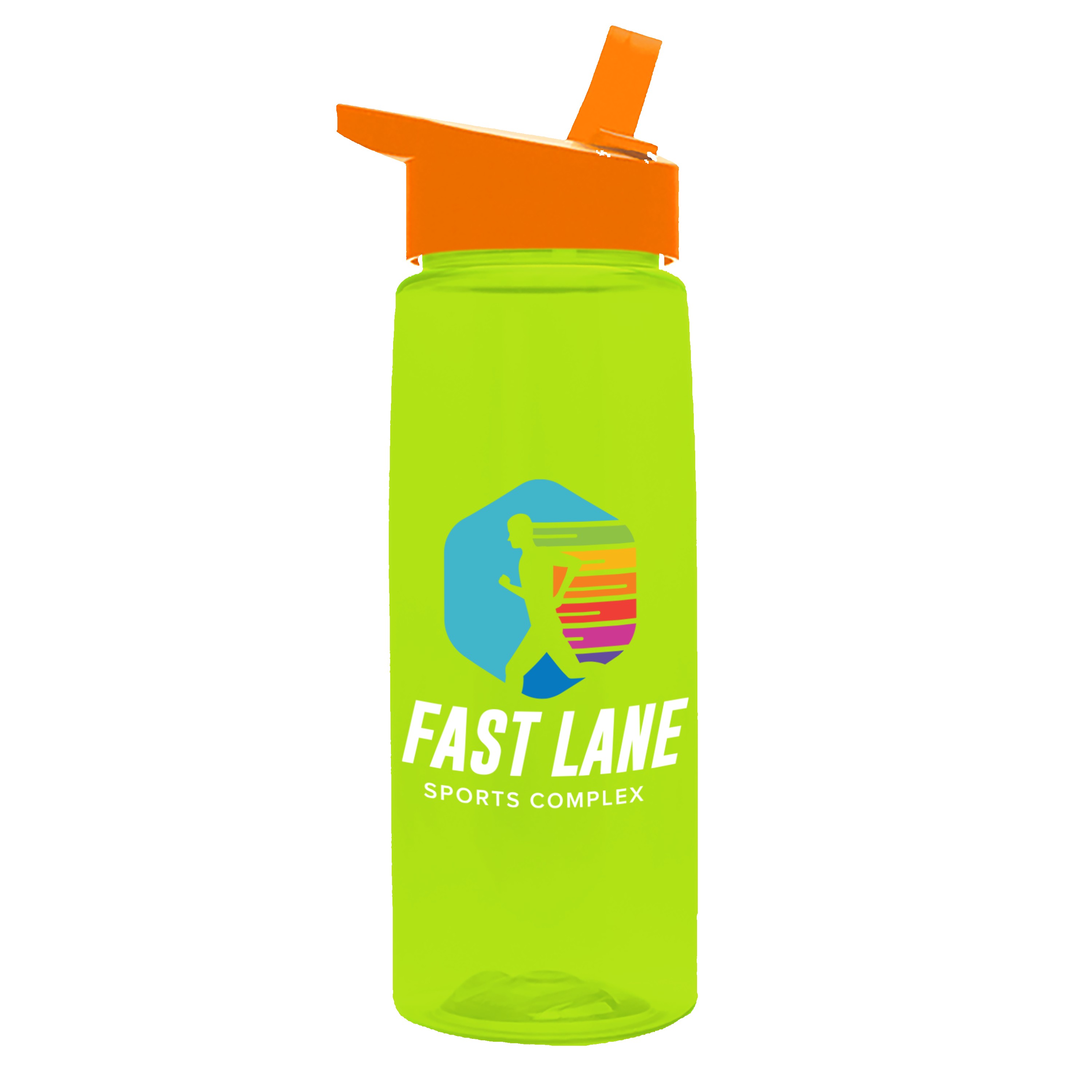 Picture of Garyline® Flair Tritan® Renew Bottle with Flip-Straw Lid - 26 oz.