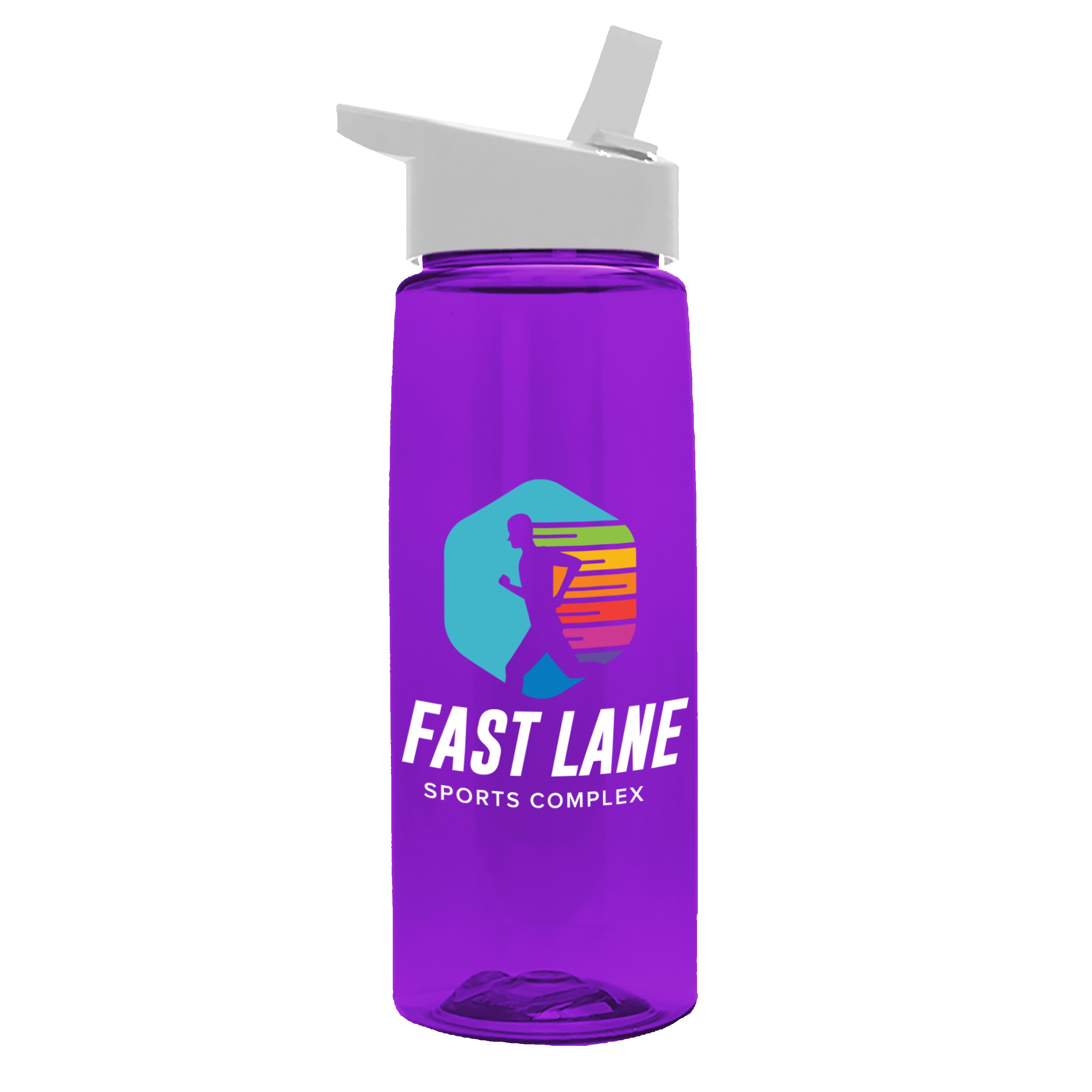 Picture of Garyline® Flair Tritan® Renew Bottle with Flip-Straw Lid - 26 oz.