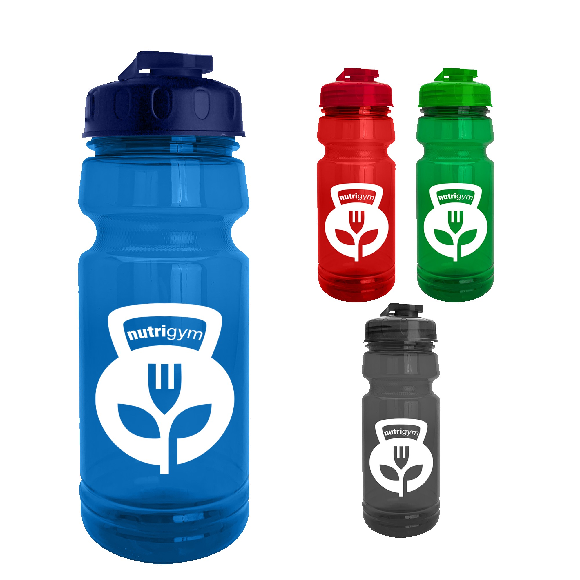 Picture of 24 oz. UpCycle Sports bottle with USA Flip lid