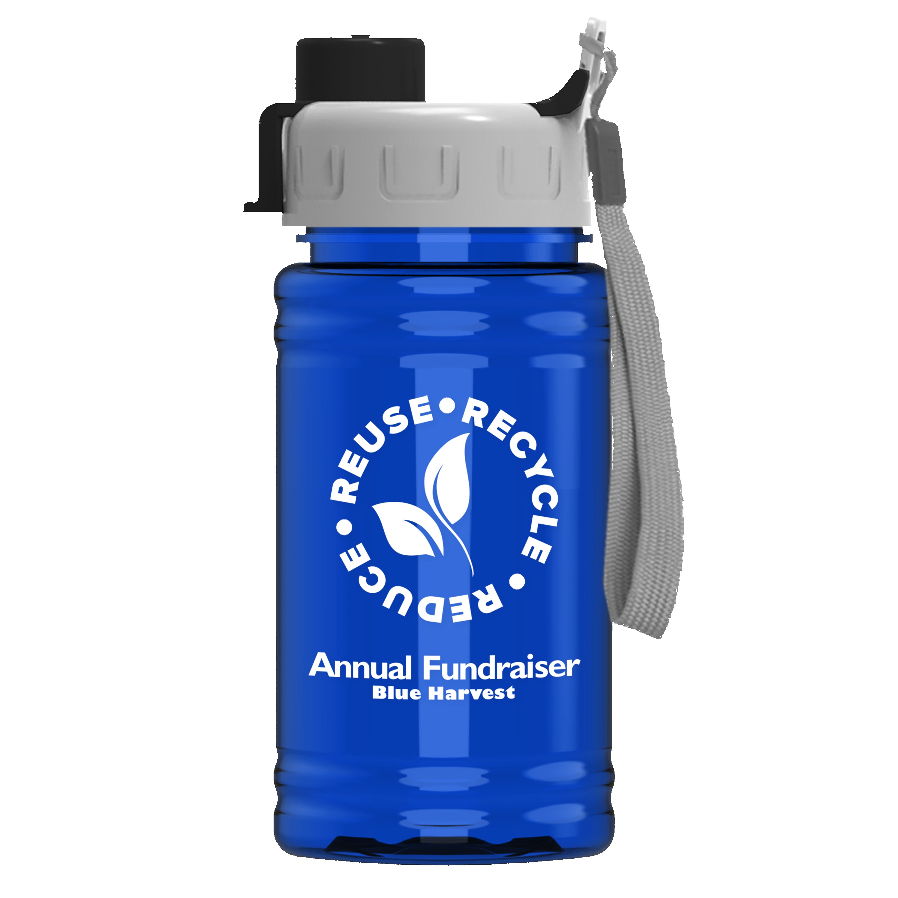 Picture of Garyline® Mini RPET Bottle with Quick-Snap Lid - 16 oz.