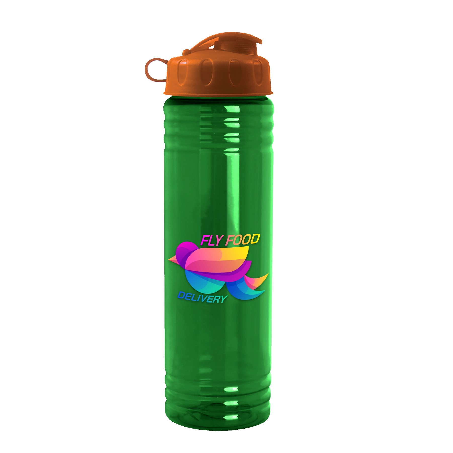 Picture of Garyline® Slim Fit RPET Bottle with Flip Lid - 24 oz.