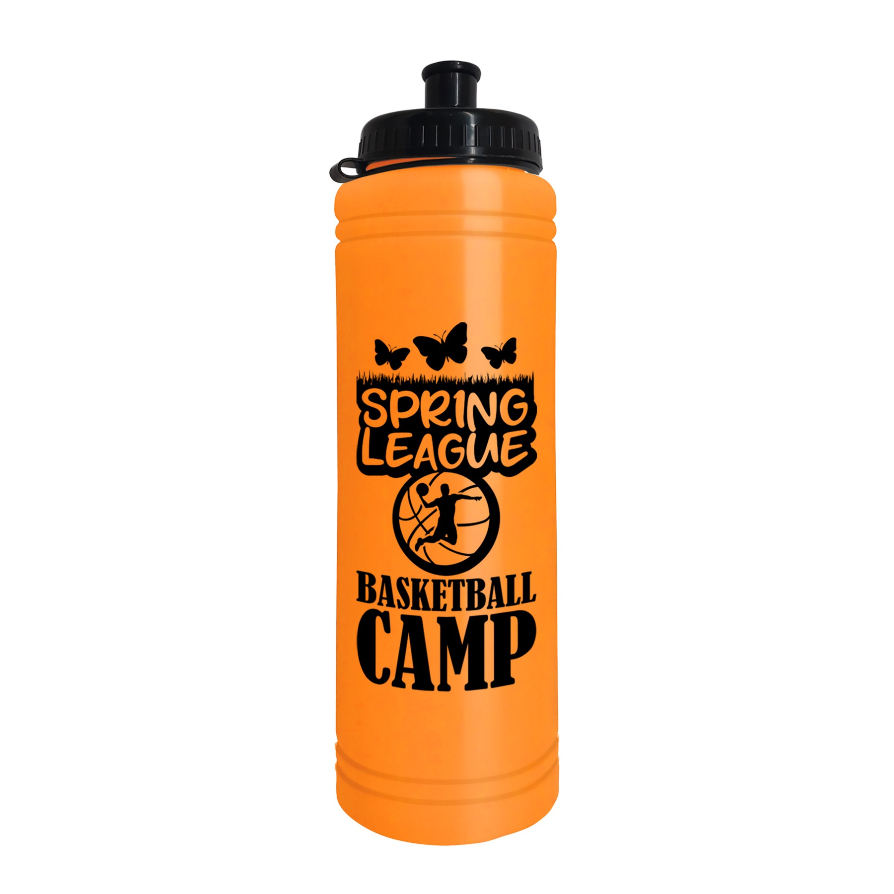 Picture of Garyline® Slim Line Bottle with Tethered Push-Pull Lid - 25 oz.