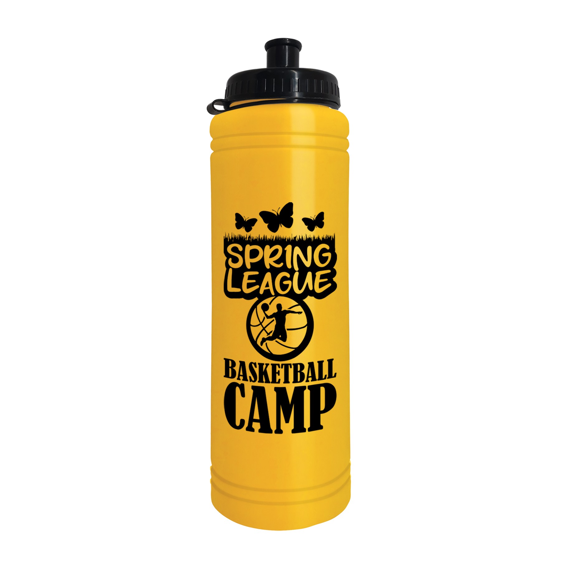 Picture of Garyline® Slim Line Bottle with Tethered Push-Pull Lid - 25 oz.