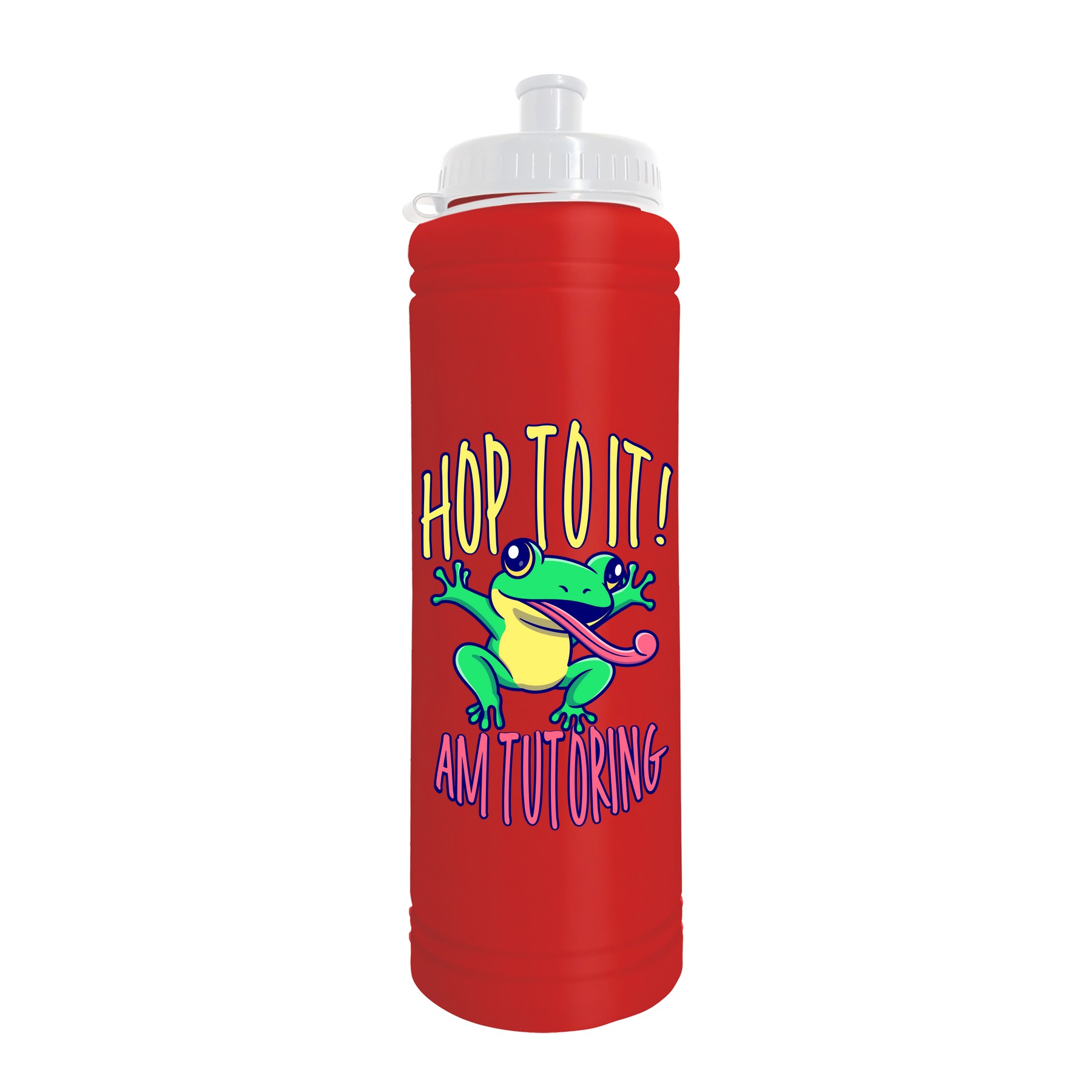 Picture of Garyline® Slim Line Bottle with Tethered Push-Pull Lid - 25 oz.