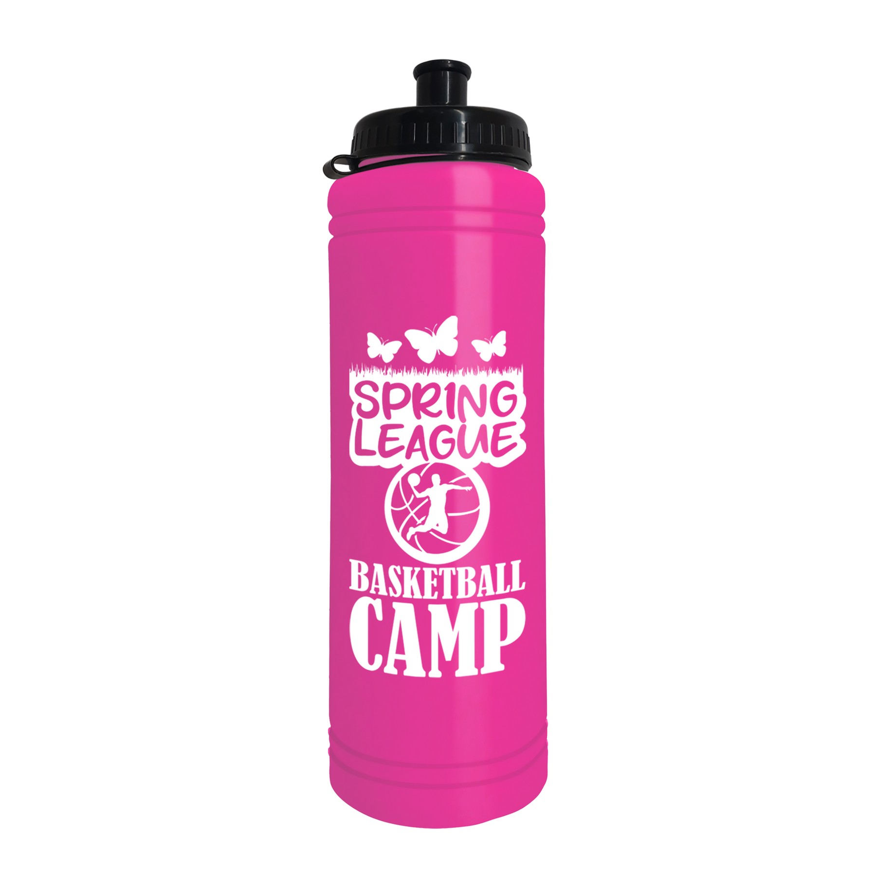 Picture of Garyline® Slim Line Bottle with Tethered Push-Pull Lid - 25 oz.
