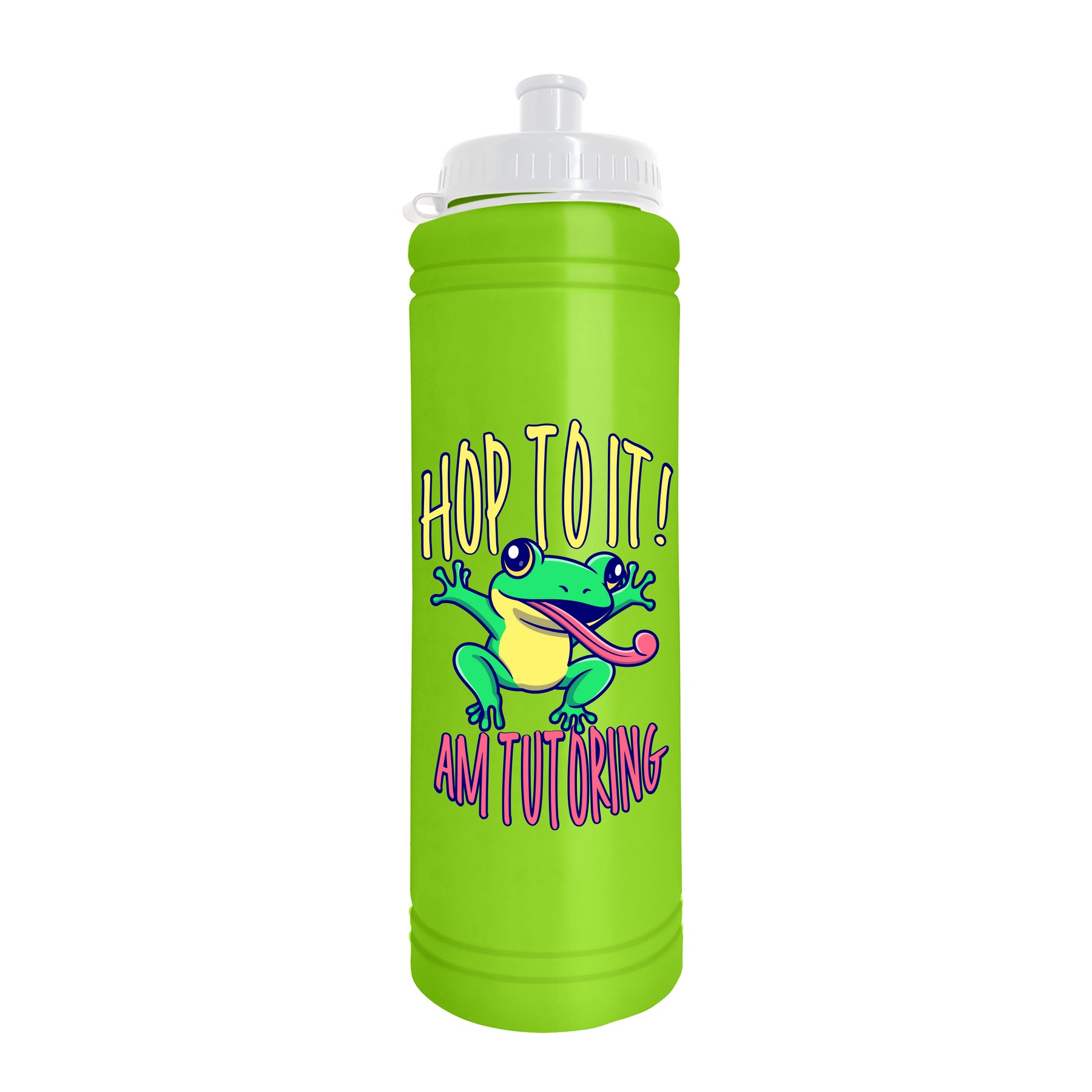 Picture of Garyline® Slim Line Bottle with Tethered Push-Pull Lid - 25 oz.