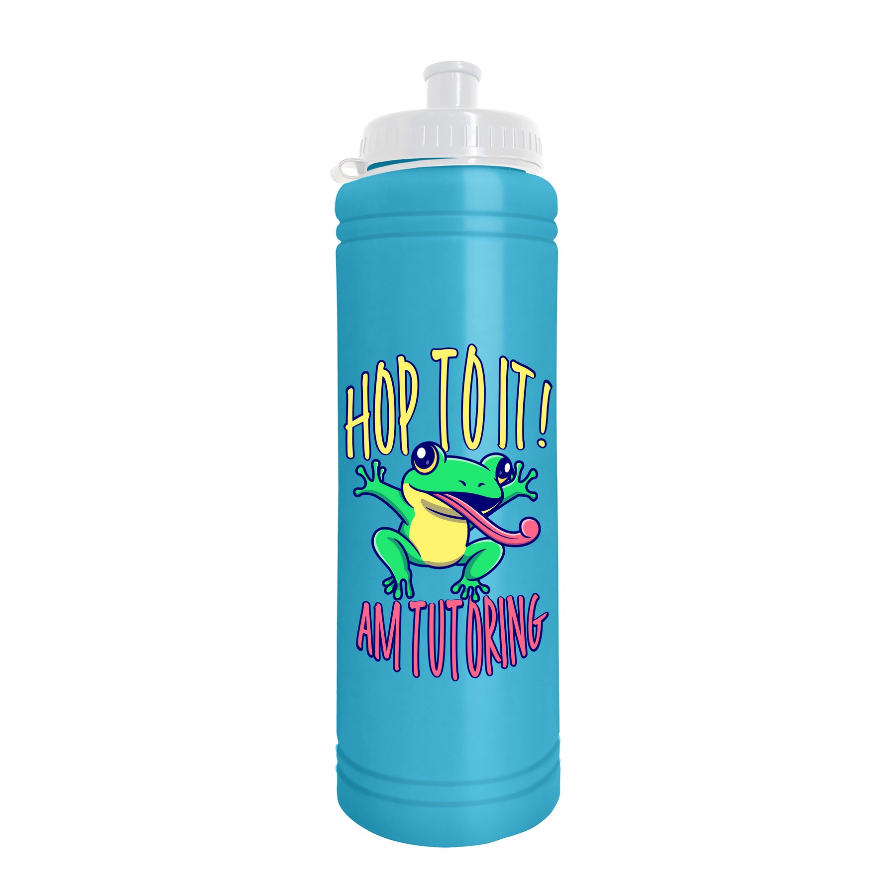 Picture of Garyline® Slim Line Bottle with Tethered Push-Pull Lid - 25 oz.