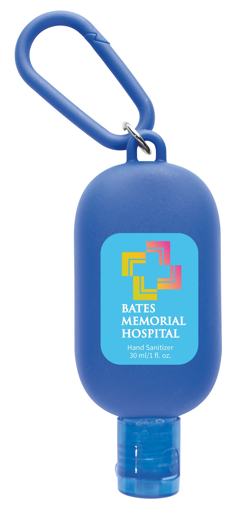 Picture of 1 oz. Hand Sanitizer with Colorful Case and Carabiner