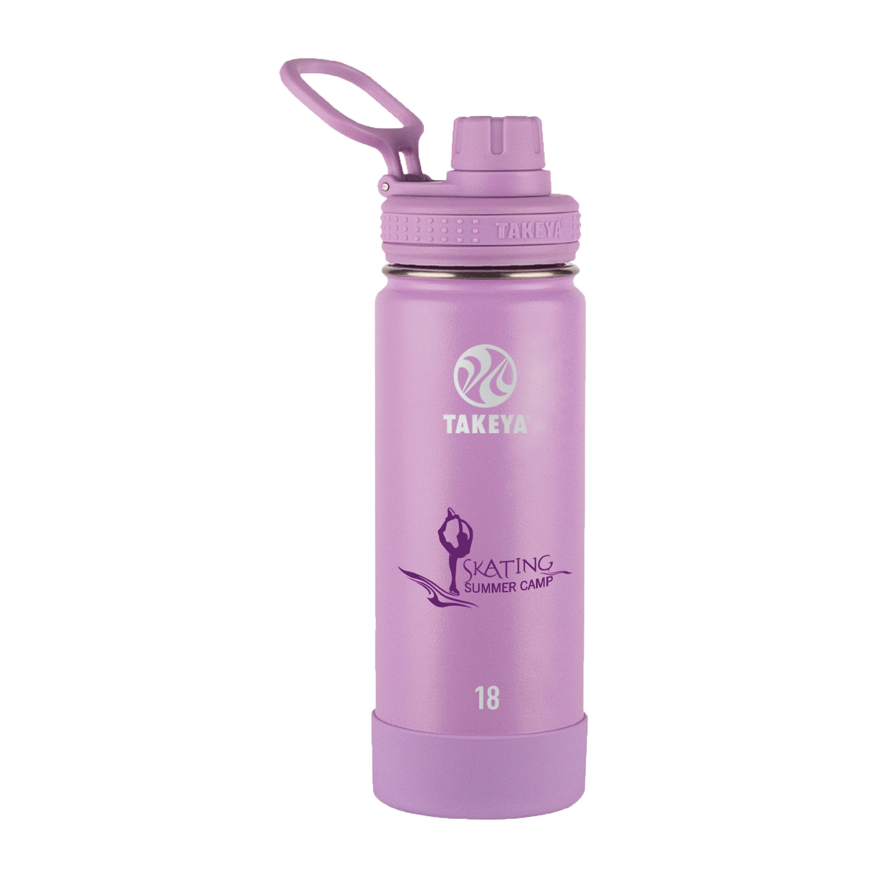 Picture of Takeya® 18 Oz. Water Bottle w/Actives Insulated Spout Lid™ (Full Color Digital)