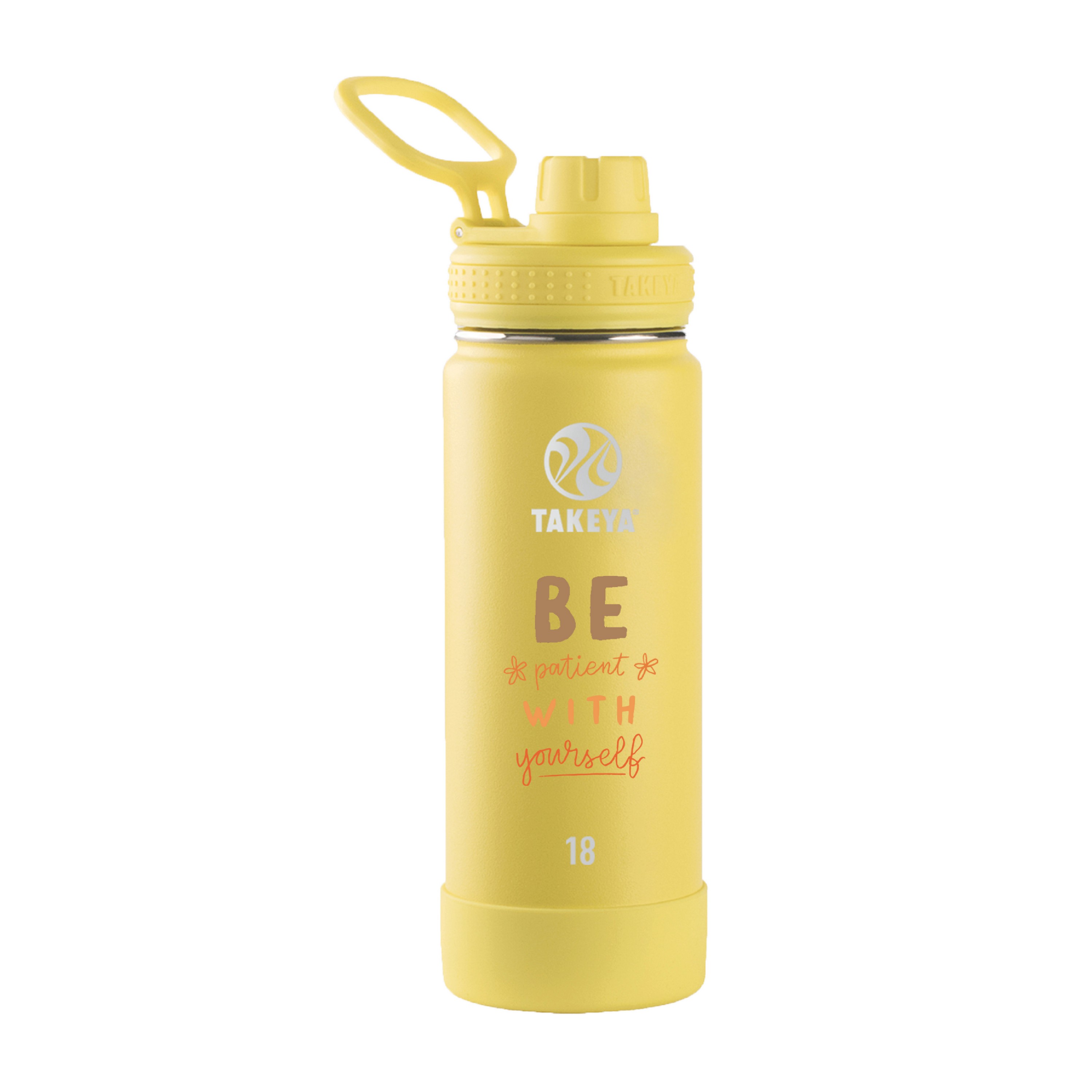 Picture of Takeya® 18 Oz. Water Bottle w/Actives Insulated Spout Lid™ (Full Color Digital)