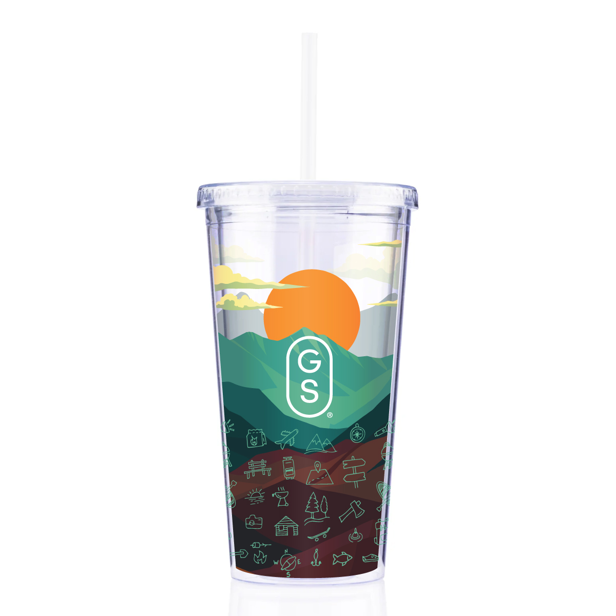 Picture of 20 oz Venti Slurpy with Matching Lid & Straw Tumbler