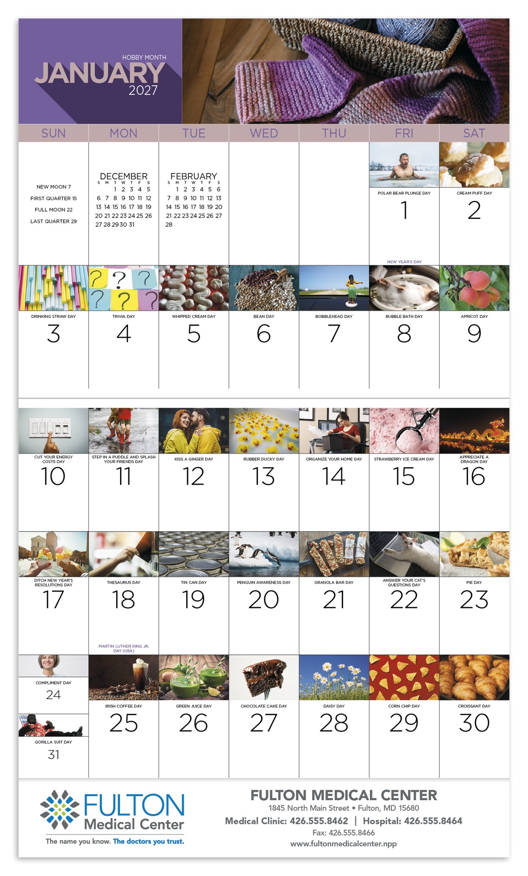 Picture of Good Value™ National Day - Stapled Calendar