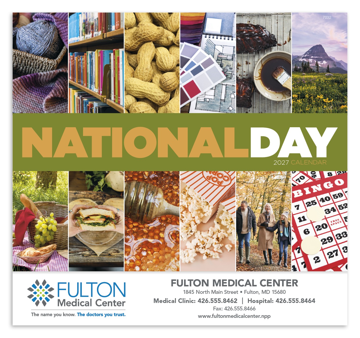 Picture of Good Value™ National Day - Stapled Calendar
