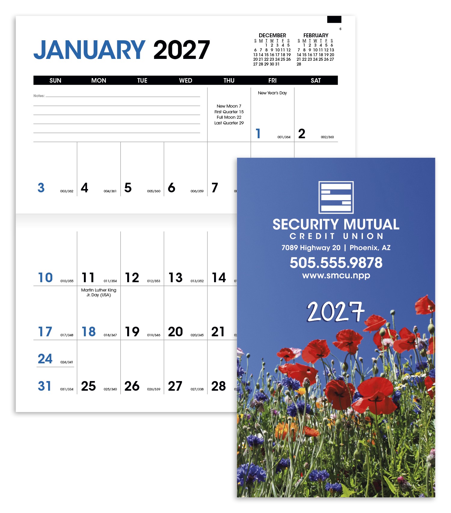 Picture of Triumph® Calendars Colorful Impressions Monthly Pocket Planner