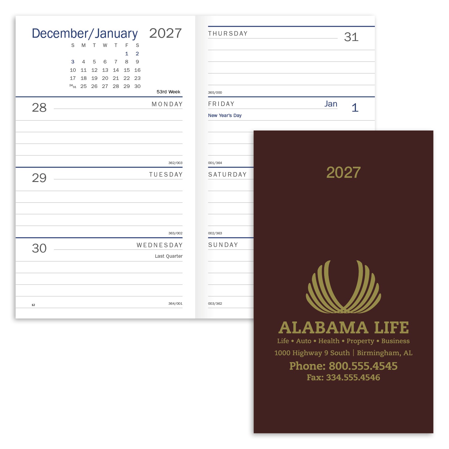 Picture of Triumph® Calendars Classic Weekly Pocket Planner