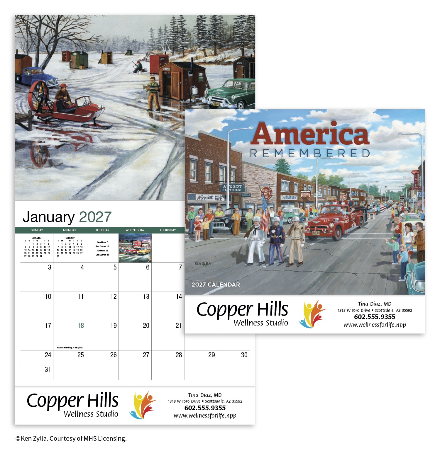 Picture of HotLine® Products America Remembered Appointment Calendar - Stapled