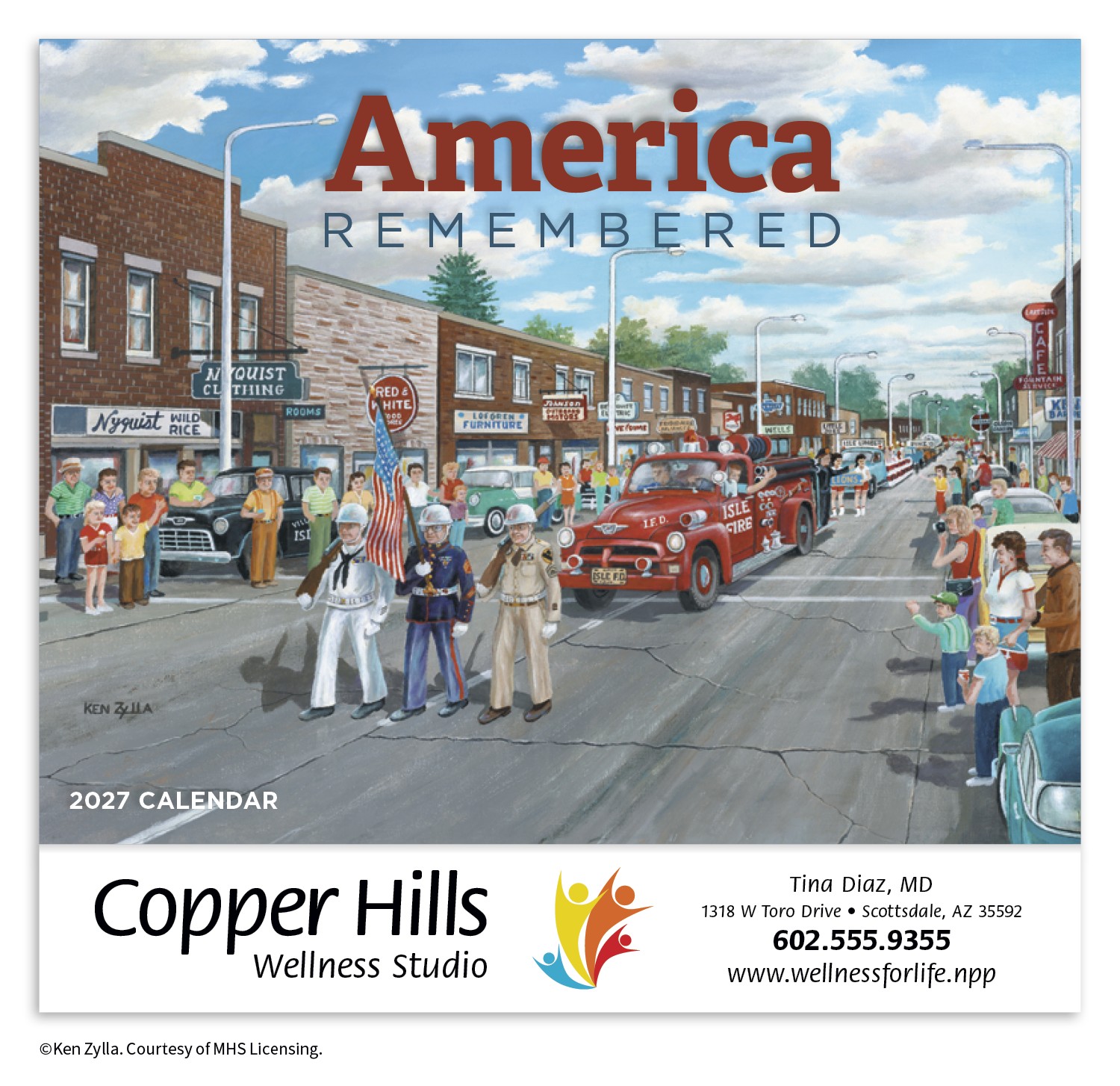 Picture of HotLine® Products America Remembered Appointment Calendar - Stapled