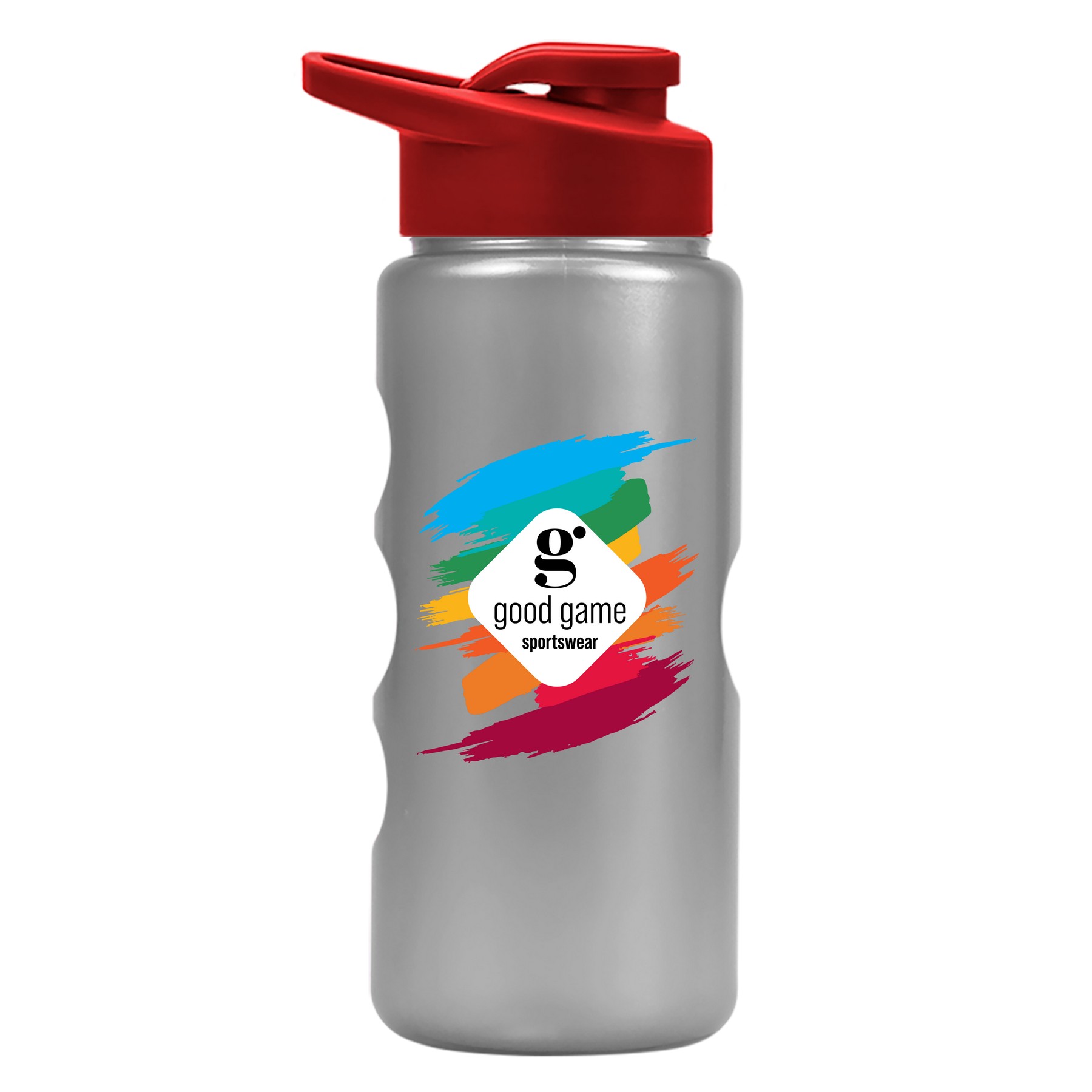 Picture of Garyline® Mini Peak Tritan® Metallike Bottle with Drink-Thru Lid - 22 oz.