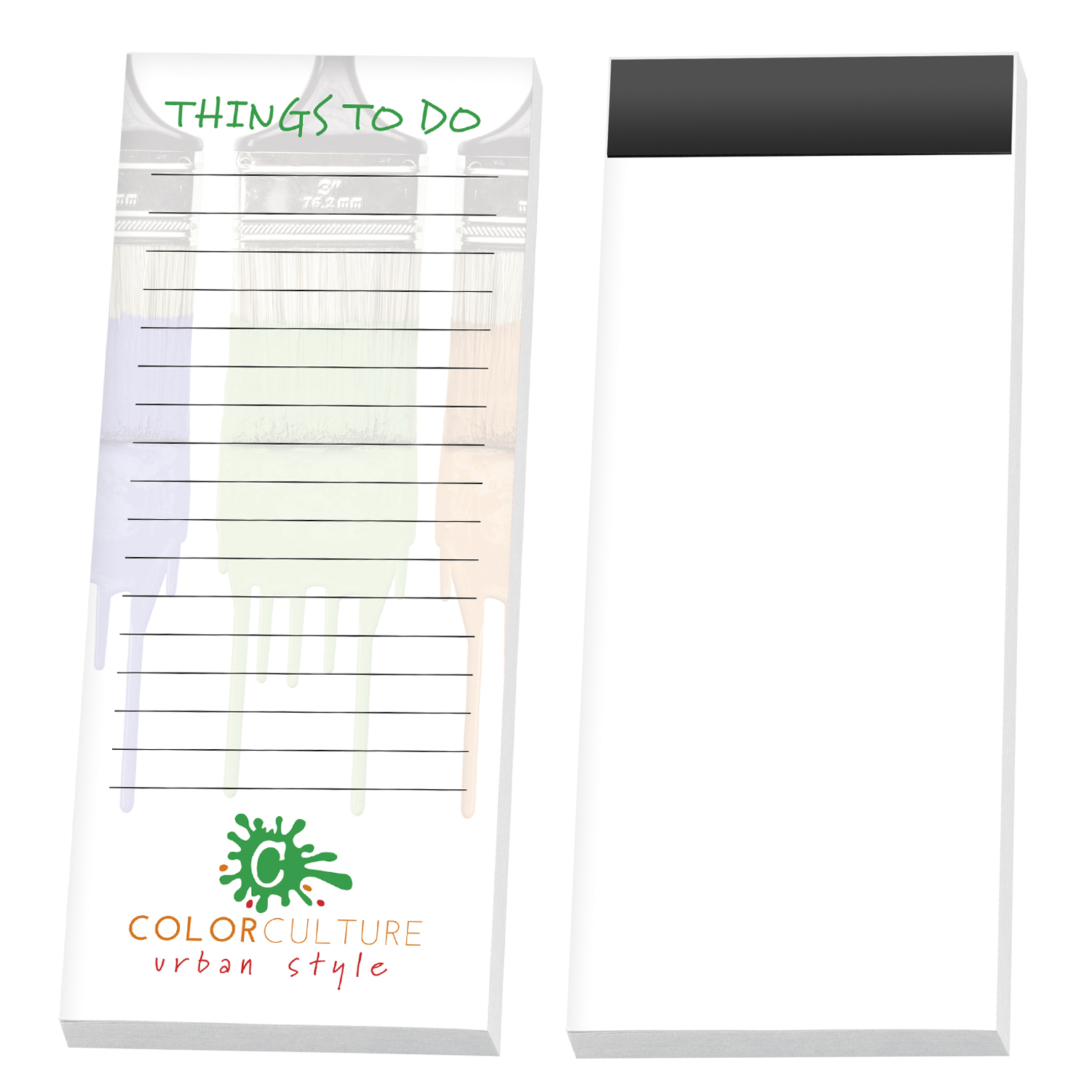 Picture of Souvenir® Sticky Note™ 3" x 8" Pad with Magnet, 25 sheet