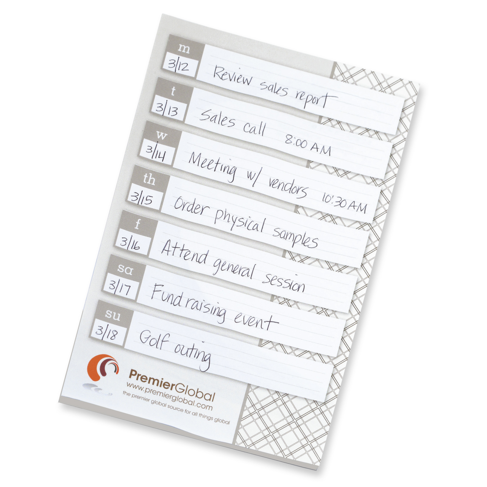 Picture of Souvenir® Sticky Note™ 6" x 9" Large Pad, 25 sheet