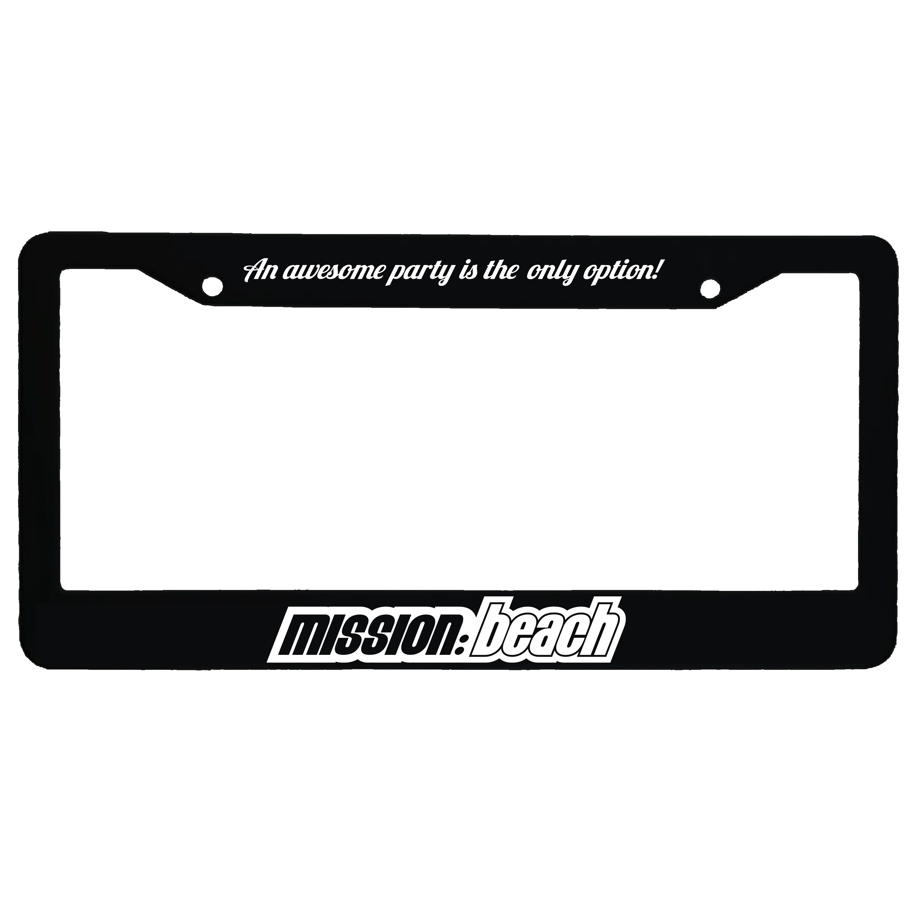Picture of Garyline® 3-D Two-Corner License Plate Frame