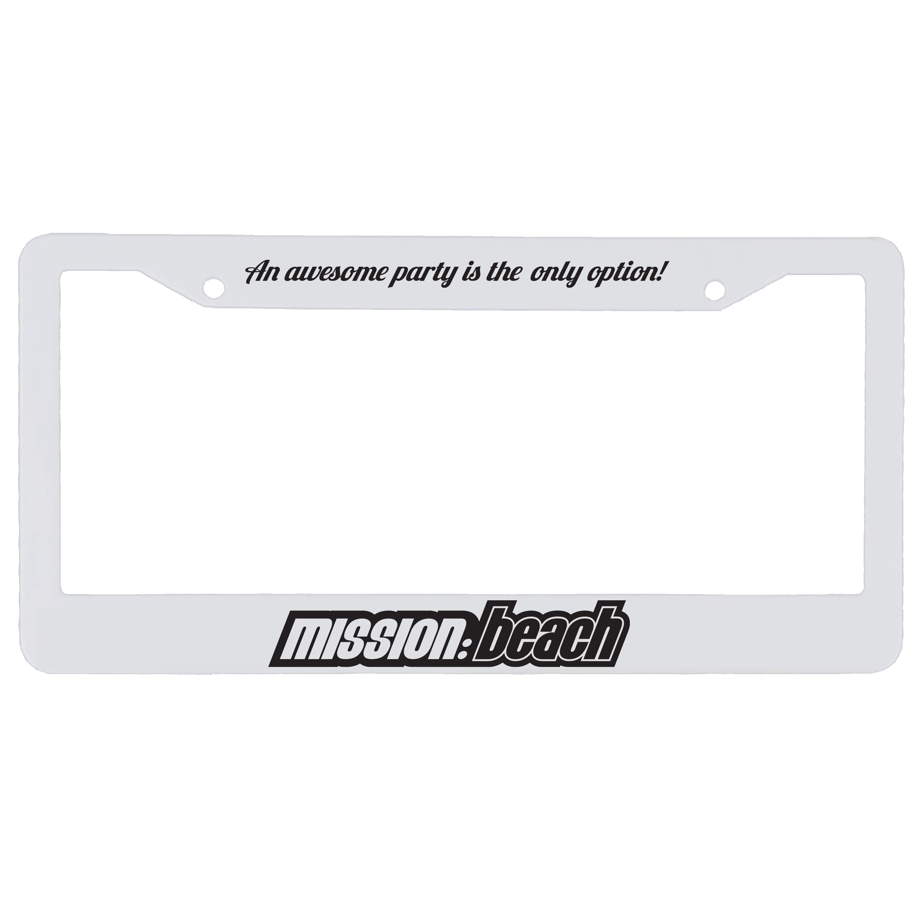 Picture of Garyline® 3-D Two-Corner License Plate Frame
