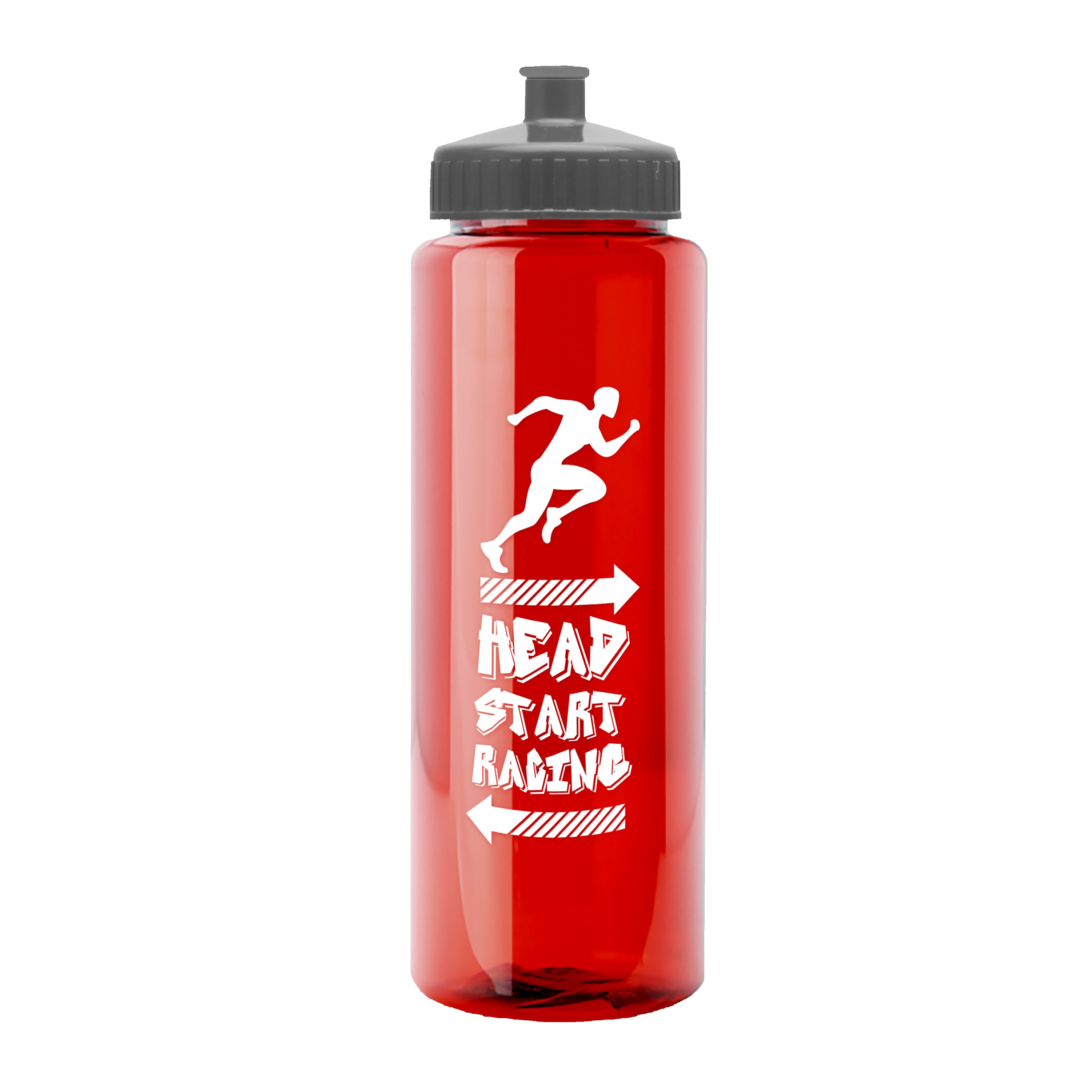 Picture of Garyline® Slim Fit RPET Bottle with Push-Pull Lid - 32 oz.