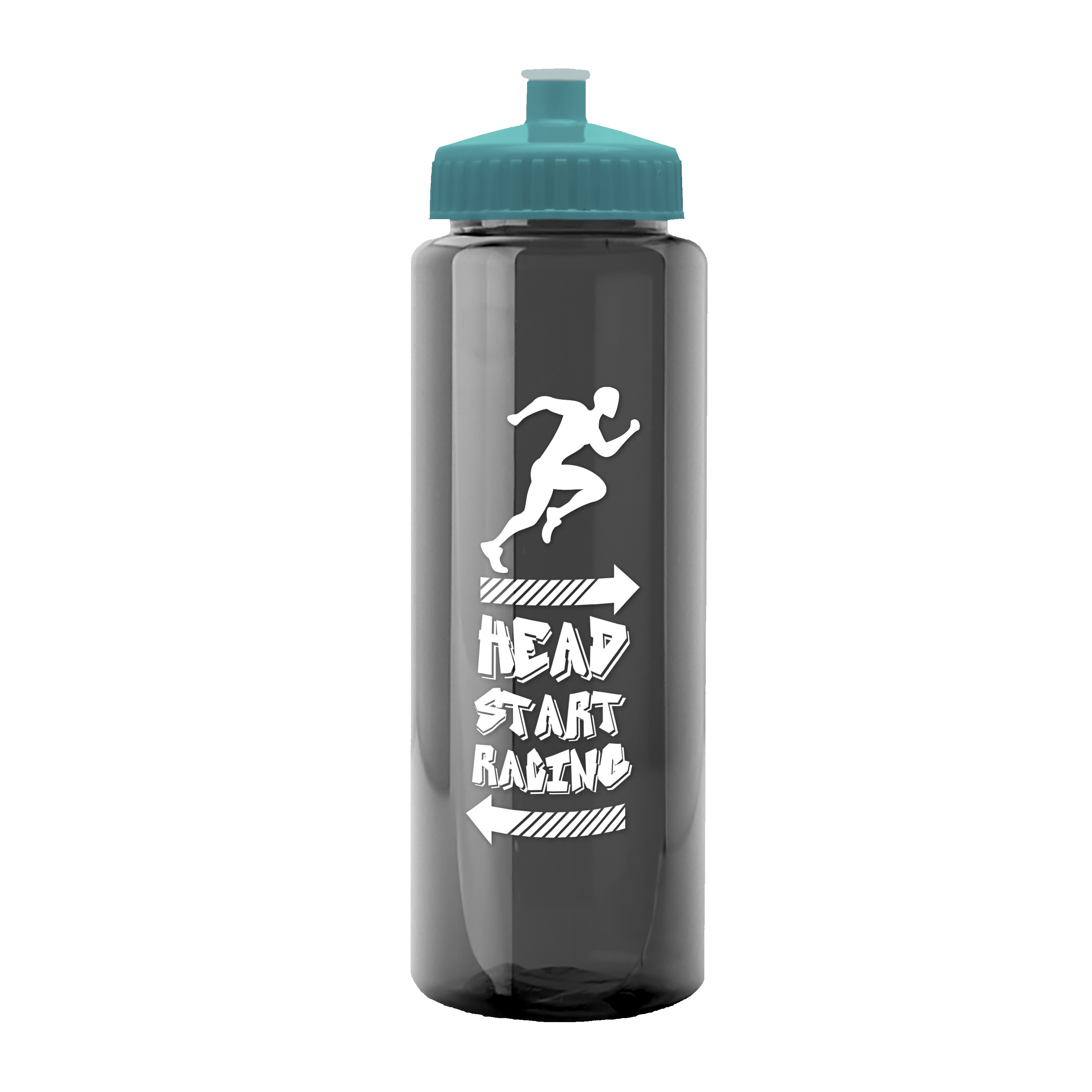 Picture of Garyline® Slim Fit RPET Bottle with Push-Pull Lid - 32 oz.