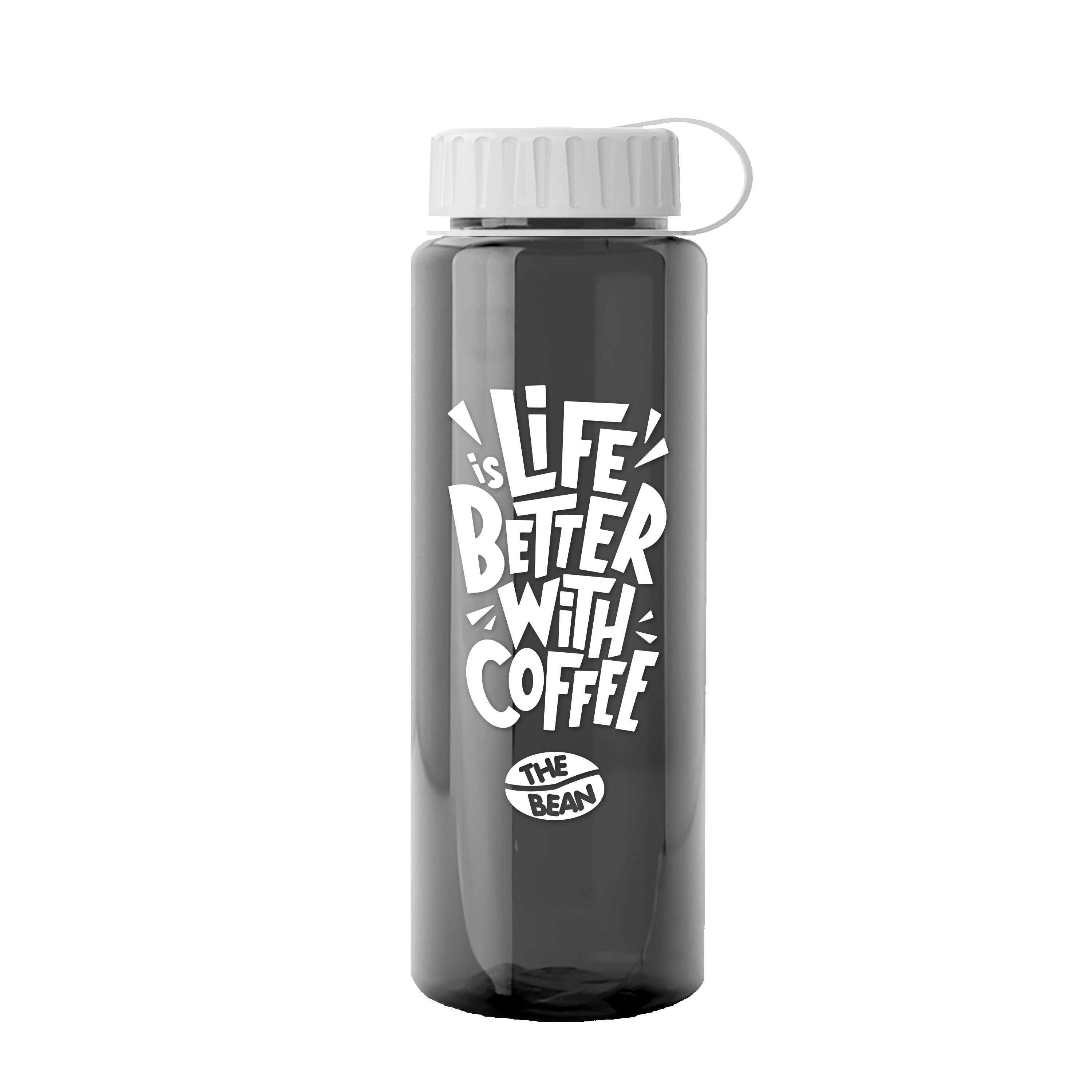 Picture of Garyline® Slim Fit RPET Bottle with Tethered Lid - 32 oz.