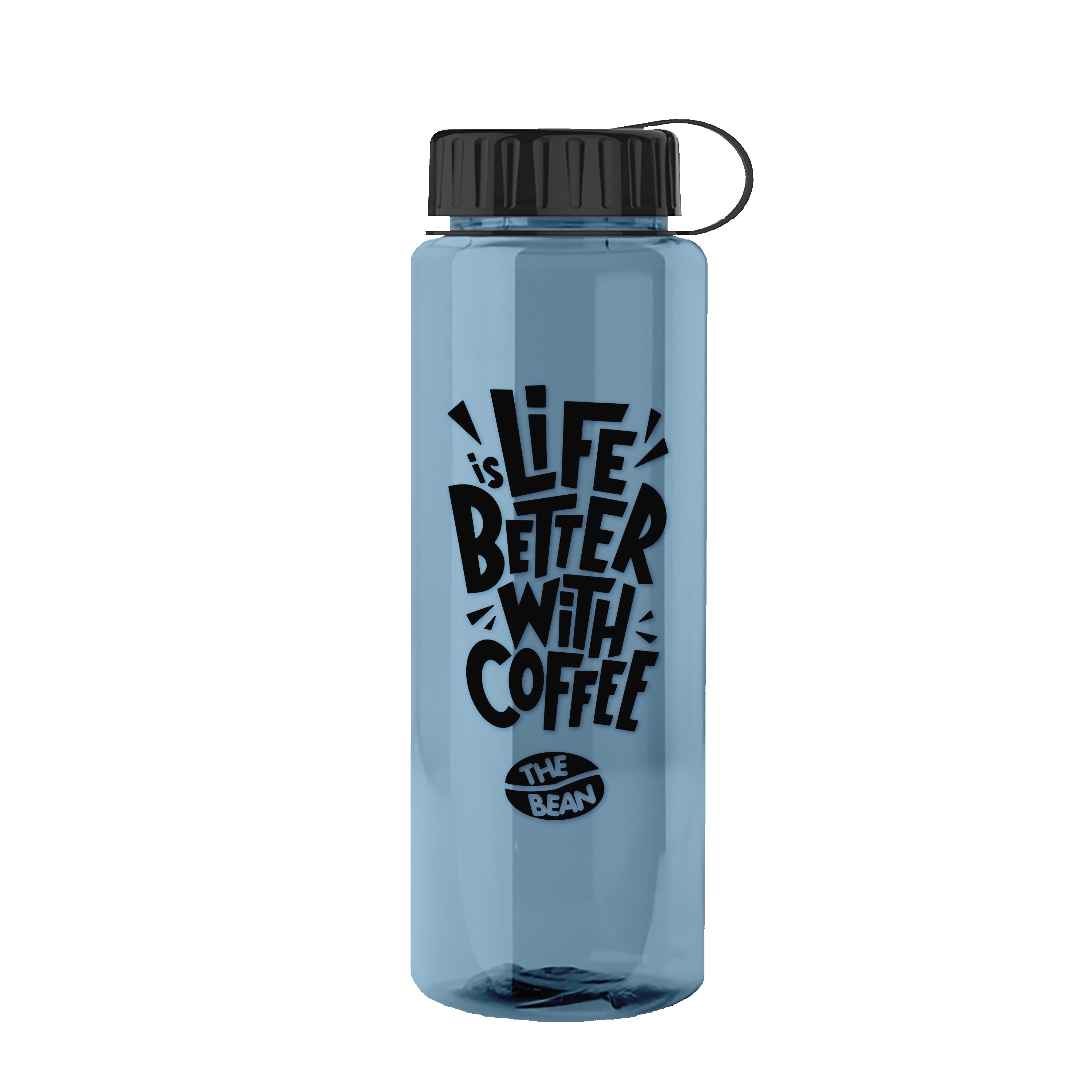Picture of Garyline® Slim Fit RPET Bottle with Tethered Lid - 32 oz.