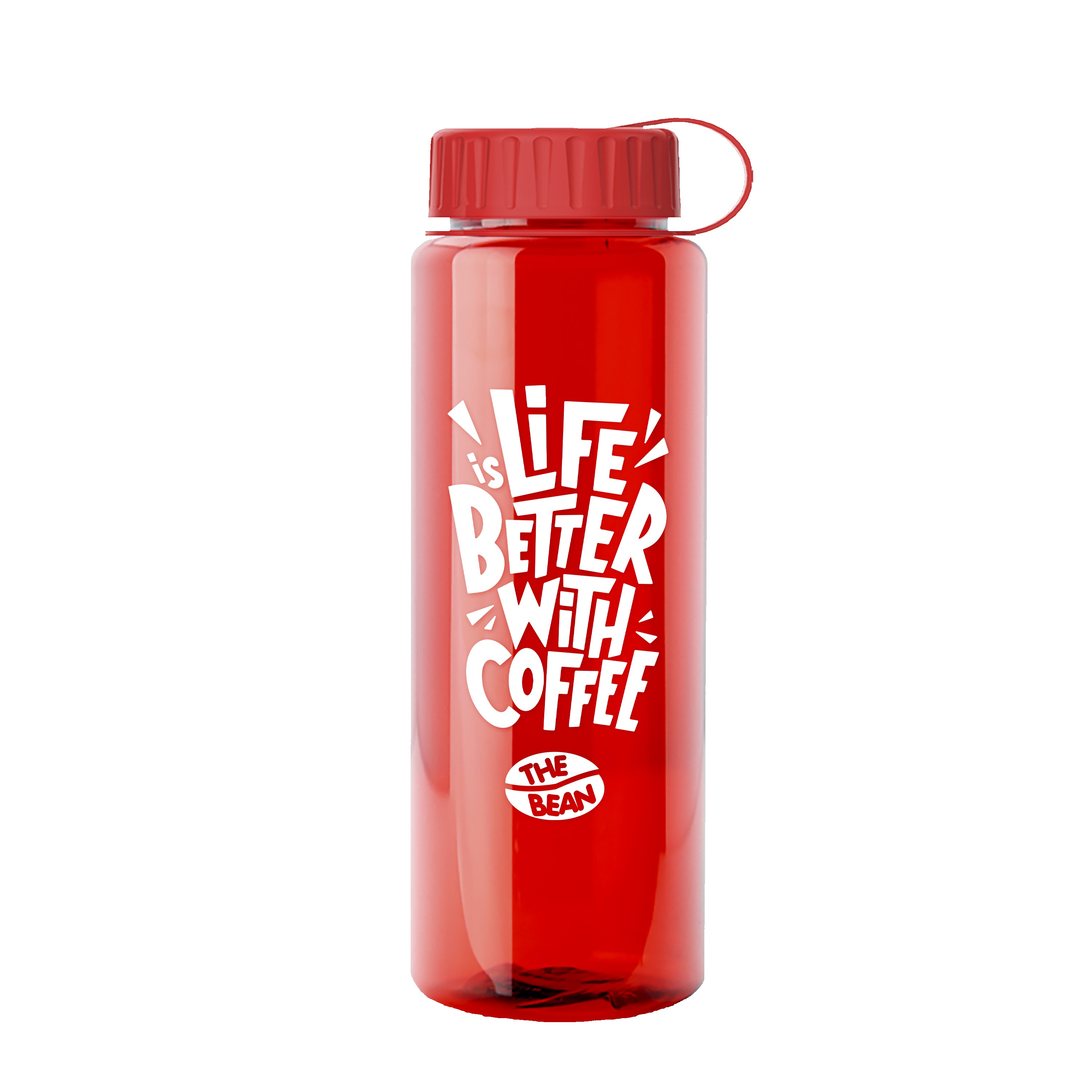 Picture of Garyline® Slim Fit RPET Bottle with Tethered Lid - 32 oz.
