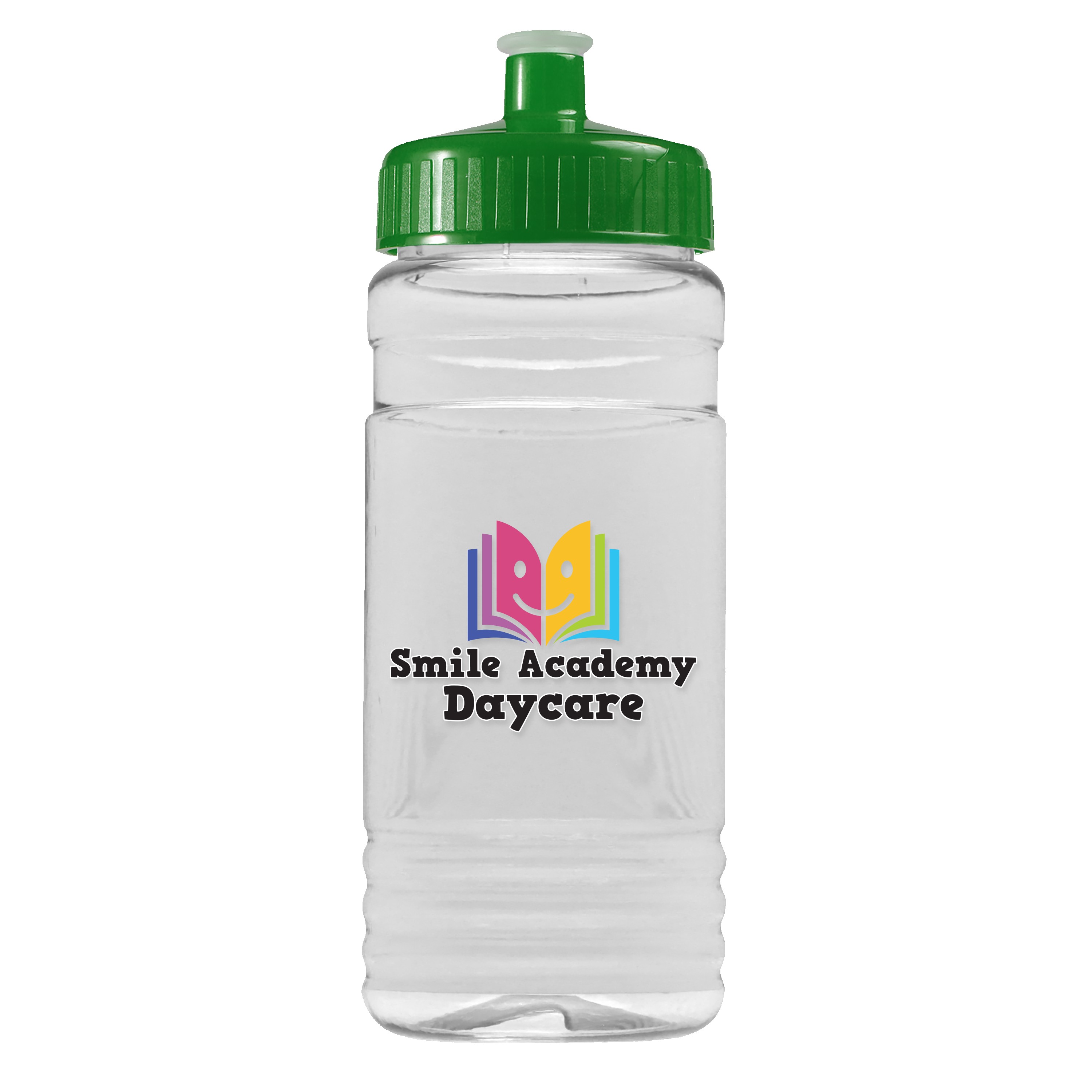 Picture of Garyline® Clear Bottle with Push-Pull Lid - 20 oz.