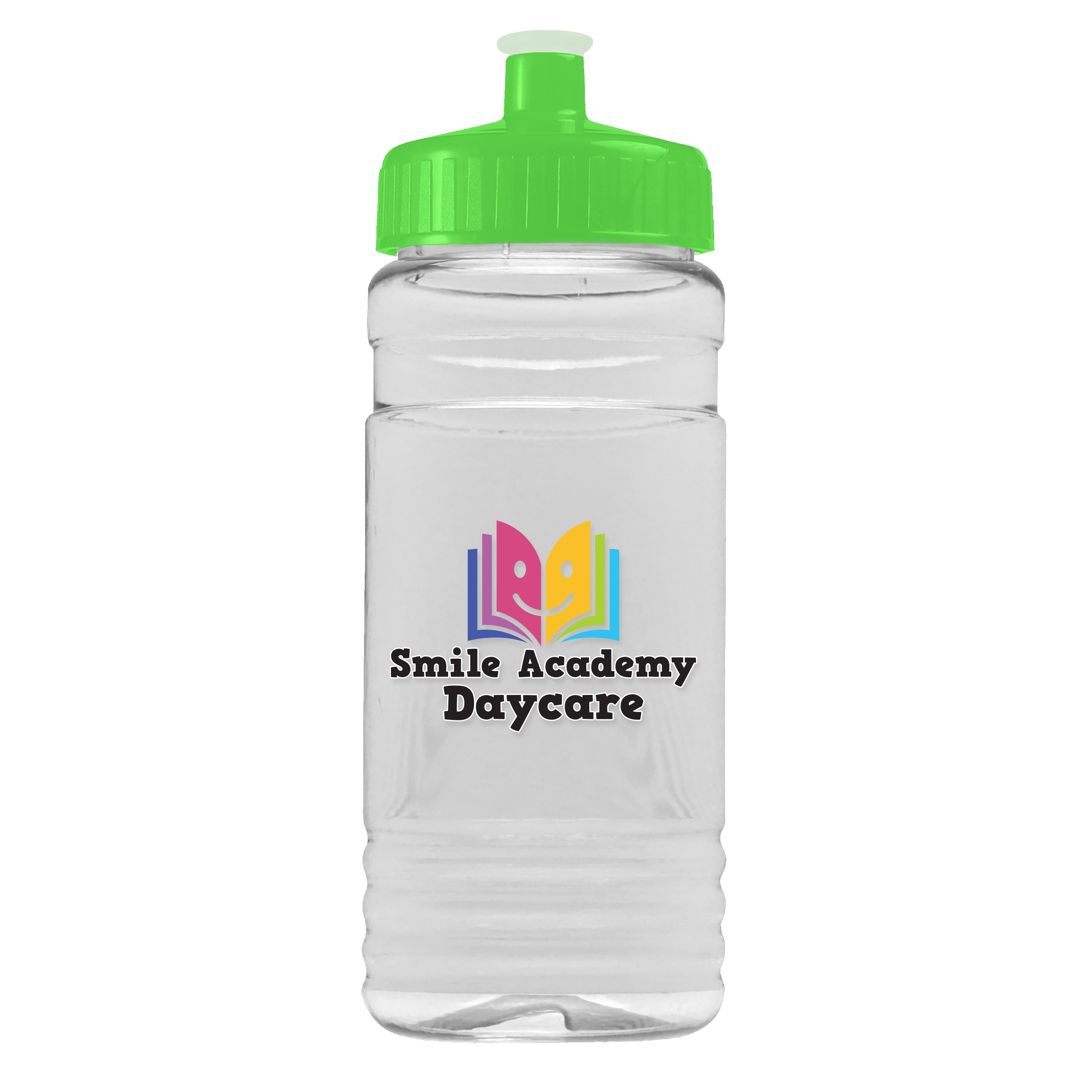 Picture of Garyline® Clear Bottle with Push-Pull Lid - 20 oz.
