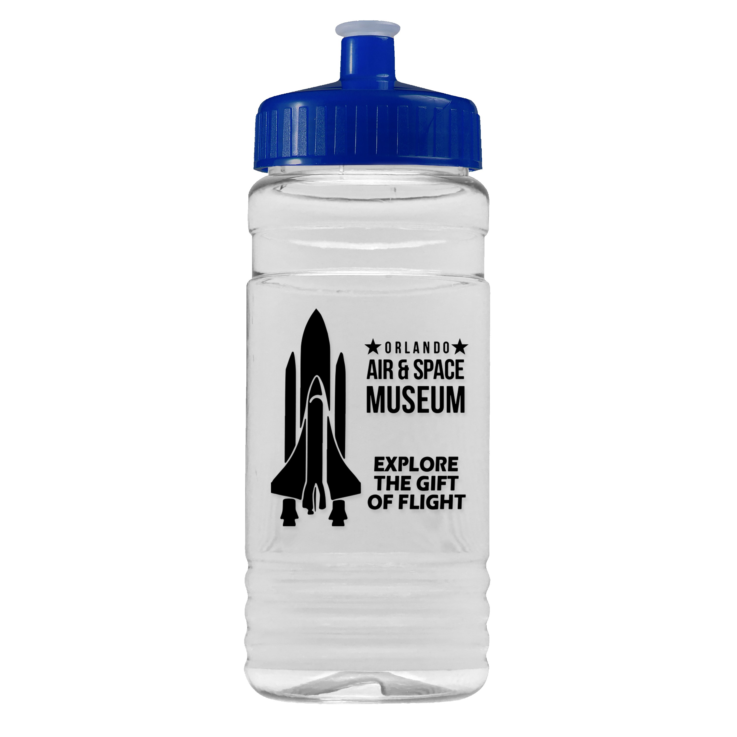 Picture of Garyline® Clear Bottle with Push-Pull Lid - 20 oz.