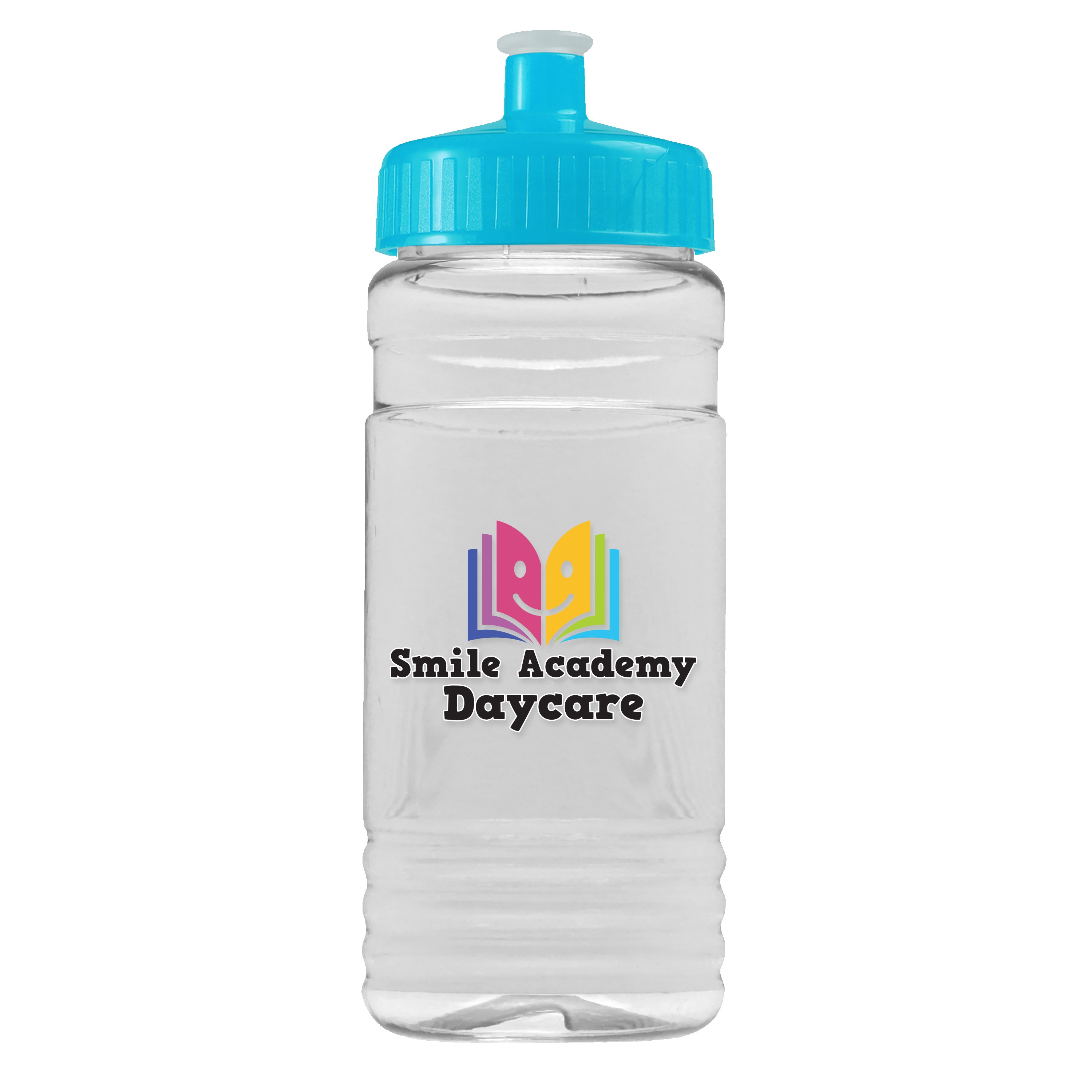 Picture of Garyline® Clear Bottle with Push-Pull Lid - 20 oz.